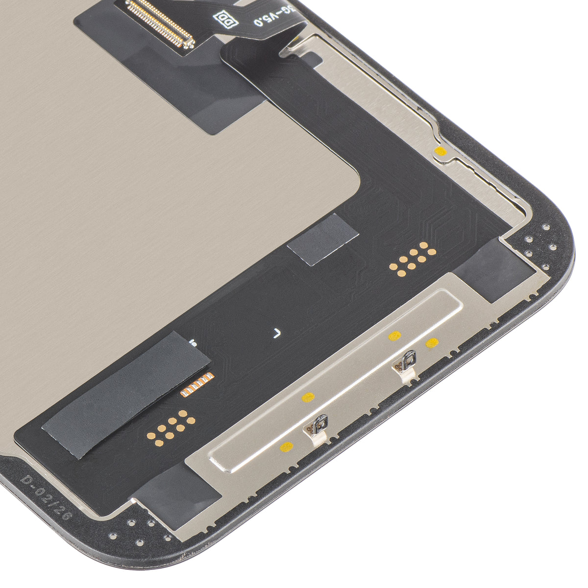 Display sa Touchscreen MP kompatibilan sa Apple iPhone 14, sa Ramom, Soft OLED FHD 120Hz IC Movable verzija, Crni