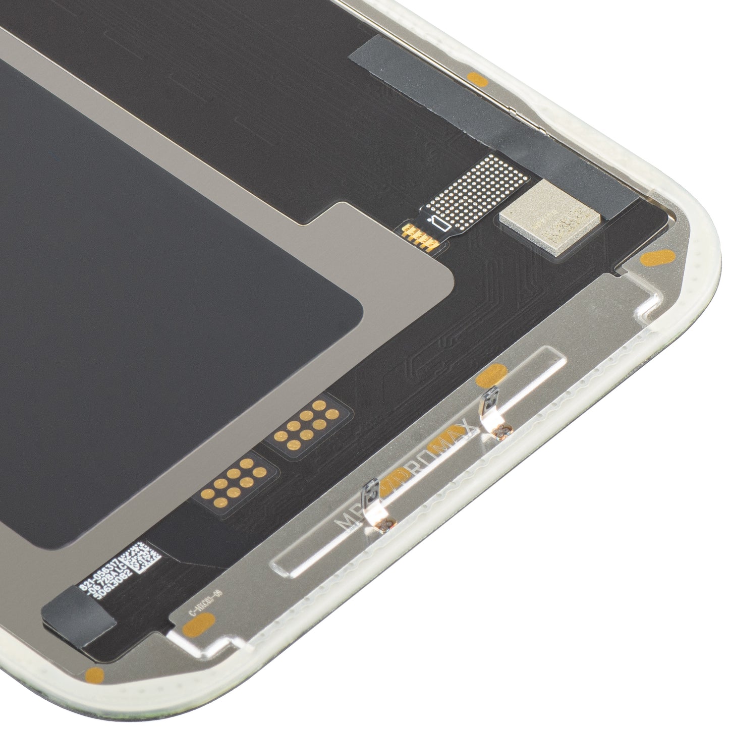 Ekran sa Touchscreen MP kompatibilan sa Apple iPhone 17 Pro Max, sa Ramom, Verzija Soft OLED FHD 120Hz IC Movable, Crna