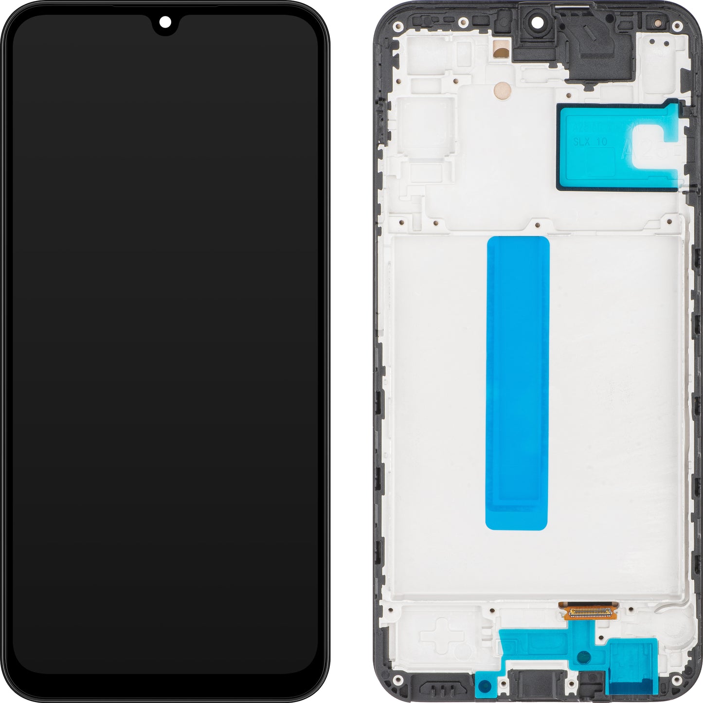 Display sa Touchscreenom MP kompatibilan sa Samsung Galaxy A25 A256, sa Ramom, OLED Verzija, Crni