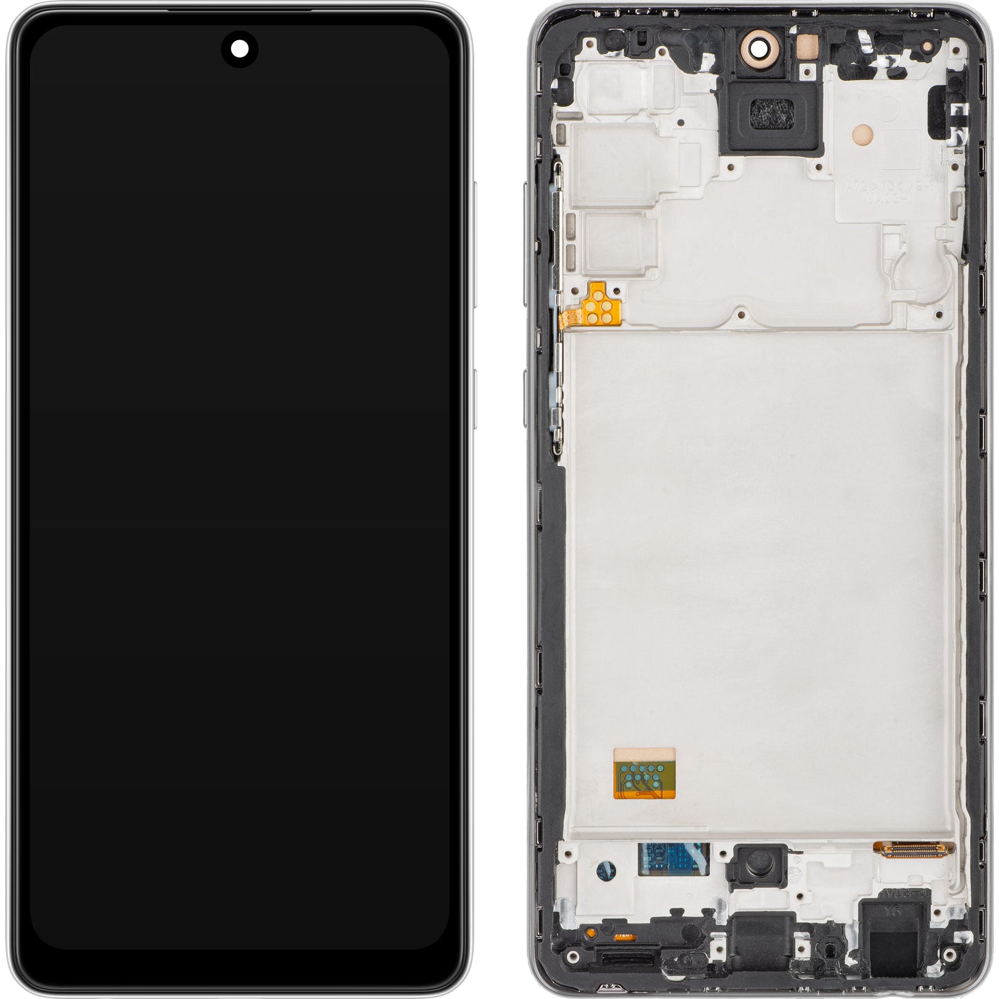 Display sa Touchscreenom MP kompatibilan sa Samsung Galaxy A72 5G A726 / A72 A725, sa Ramom, Crni