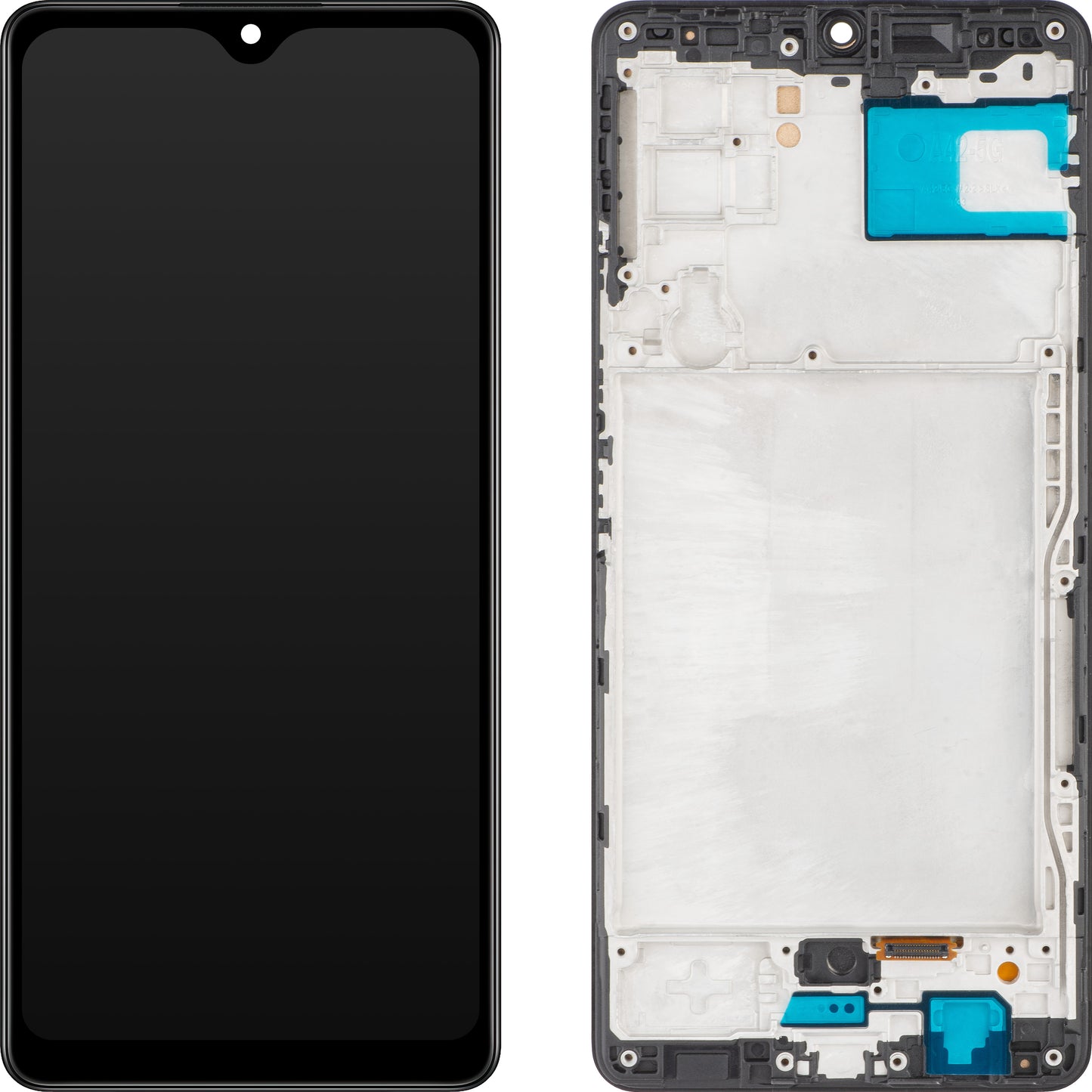 Display sa Touchscreenom MP kompatibilan sa Samsung Galaxy A42 5G A426, sa Ramom, Crni