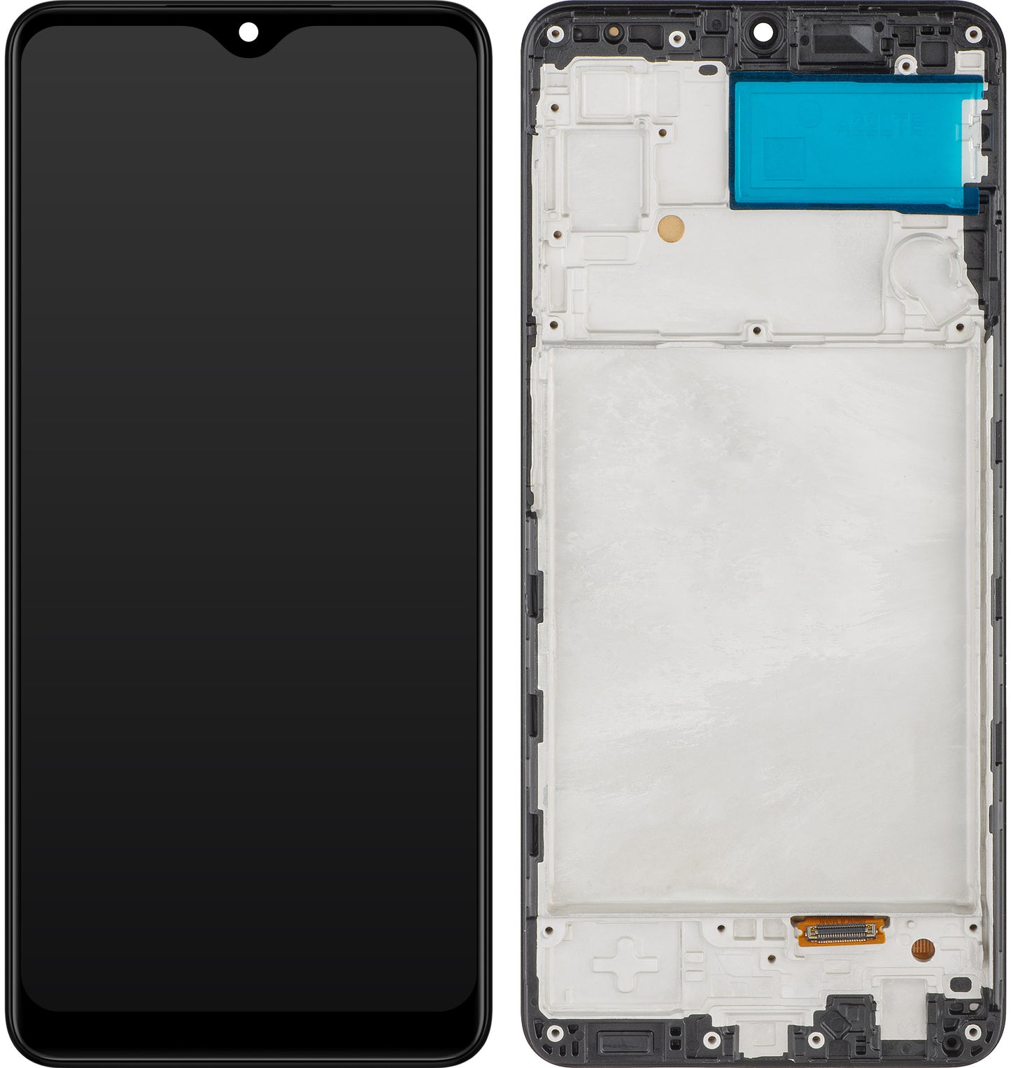 Display sa Touchscreenom MP kompatibilan sa Samsung Galaxy A22 A225, sa Ramom, OLED Verzija, Crni