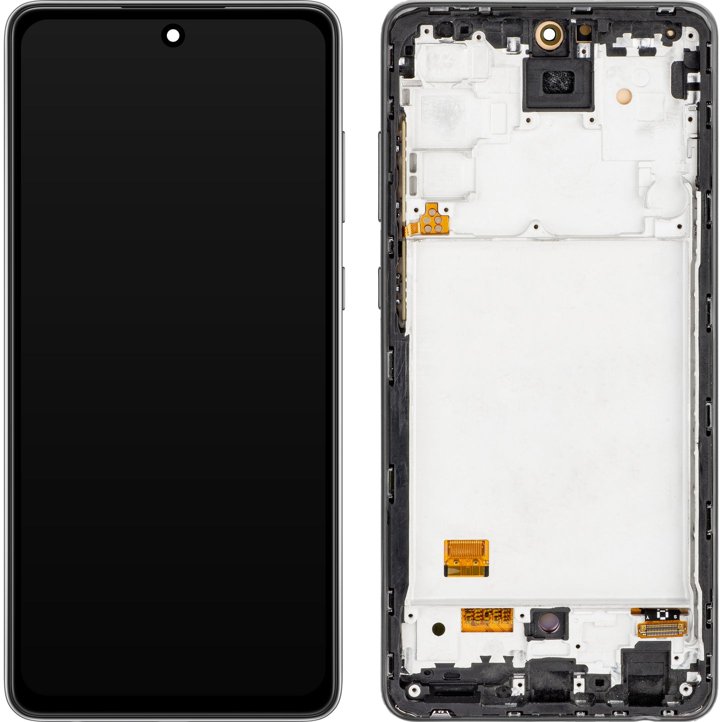 Display sa Touchscreenom MP kompatibilan sa Samsung Galaxy A72 5G A726 / A72 A725, sa Ramom, OLED Verzija, Crni