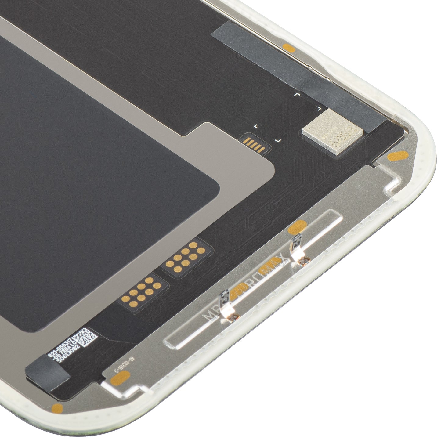 Ekran sa Touchscreen MP kompatibilan sa Apple iPhone 17 Pro Max, sa Ramom, Verzija Soft OLED FHD 120Hz IC Movable, Crna
