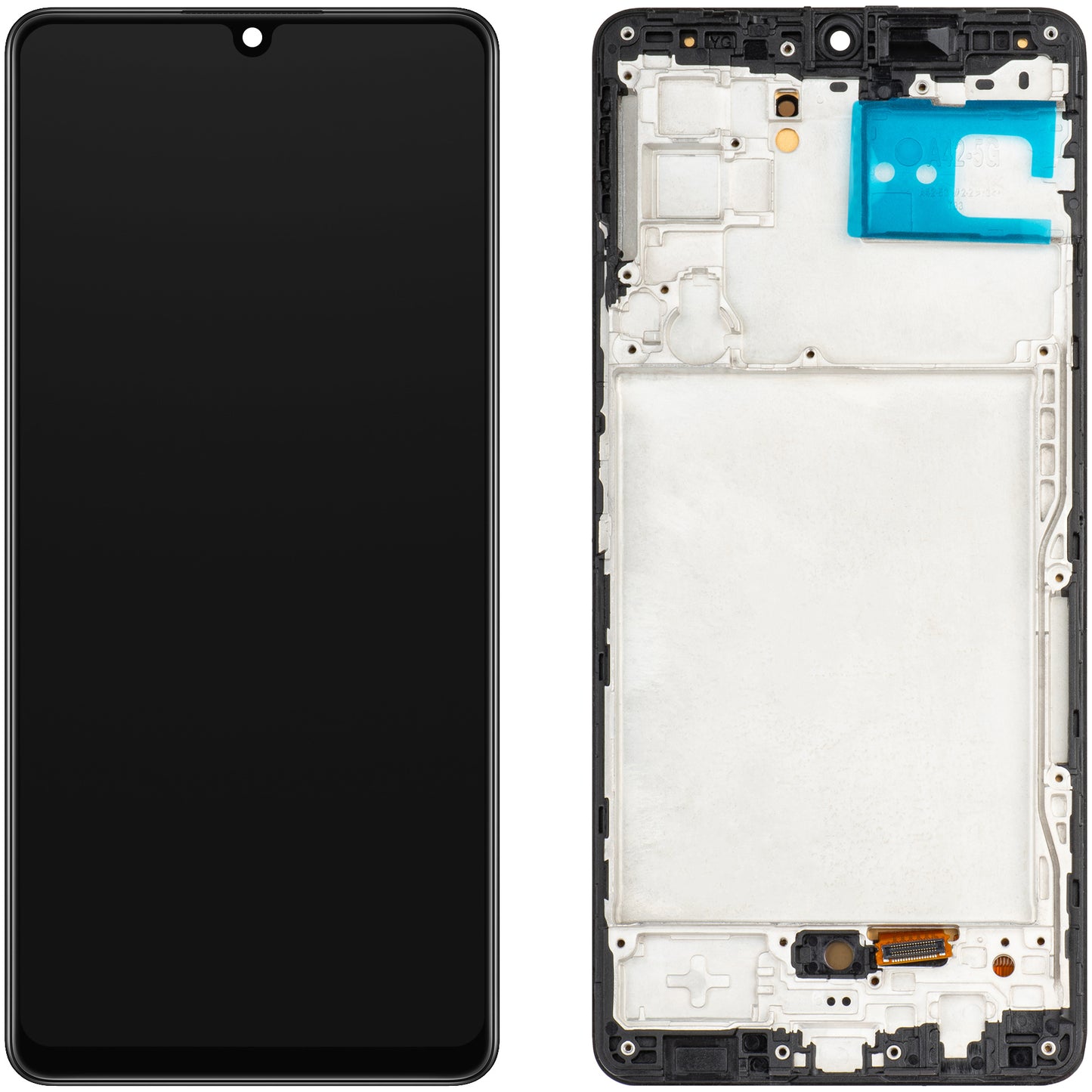 Display sa Touchscreenom MP kompatibilan sa Samsung Galaxy A42 5G A426, sa Ramom, OLED Verzija, Crni