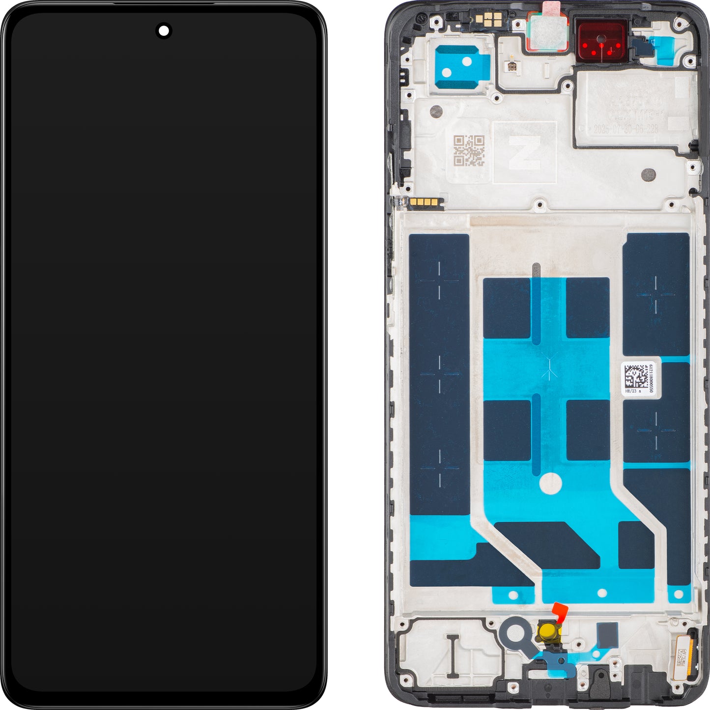 Display sa Touchscreen-om OnePlus Nord CE4 Lite, sa Ramom, Crni, Service Pack 621029000221