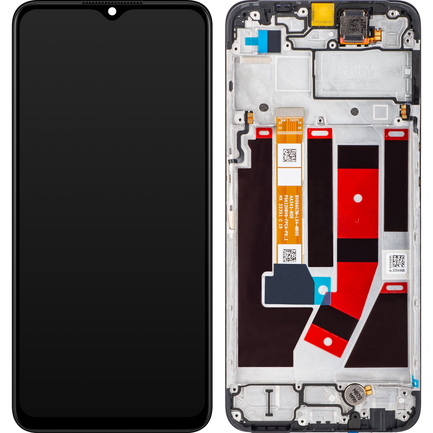 Display sa ekranom osetljivim na dodir Oppo A57 5G, sa ramom, crna, Service Pack 4130239