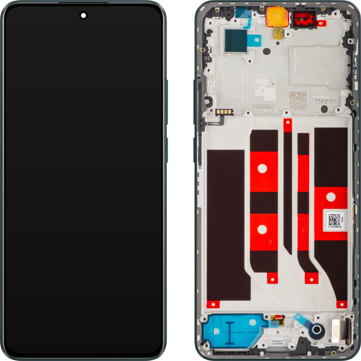 Display sa Touchscreenom Oppo F25 Pro / Reno11 F, sa Ramom, Zelena (Tamno Zelena), Service Pack 621029000174