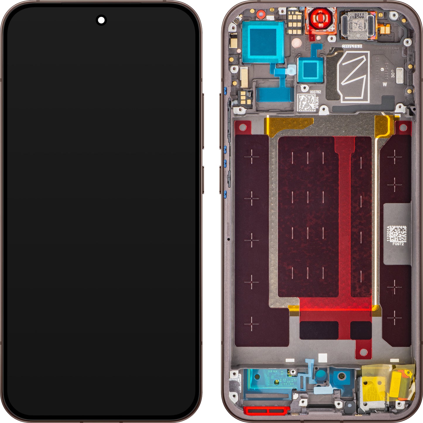 Display sa Touchscreen-om Oppo Reno15 Pro Mini / Reno15 Pro, sa Ramom, Braon (Dusk Brown /Cocoa Brown), Service Pack 621029000774