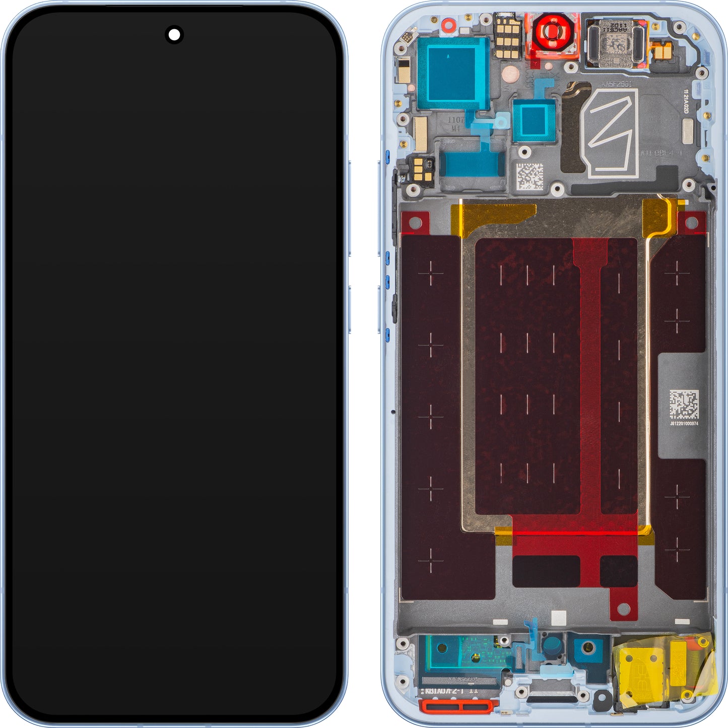 Display sa Touchscreenom Oppo Reno15 Pro Mini / Reno15 Pro, sa Ramom, Plavo (Aurora Blue), Service Pack 621029000776