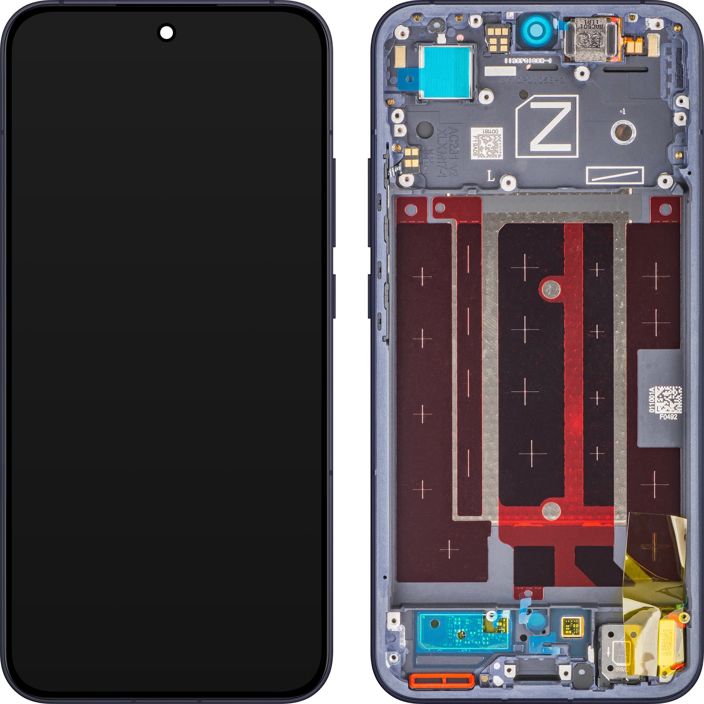 Display sa Touchscreen-om Oppo Reno13, sa Ramom, Plavo (Luminous Blue), Service Pack 621029000428