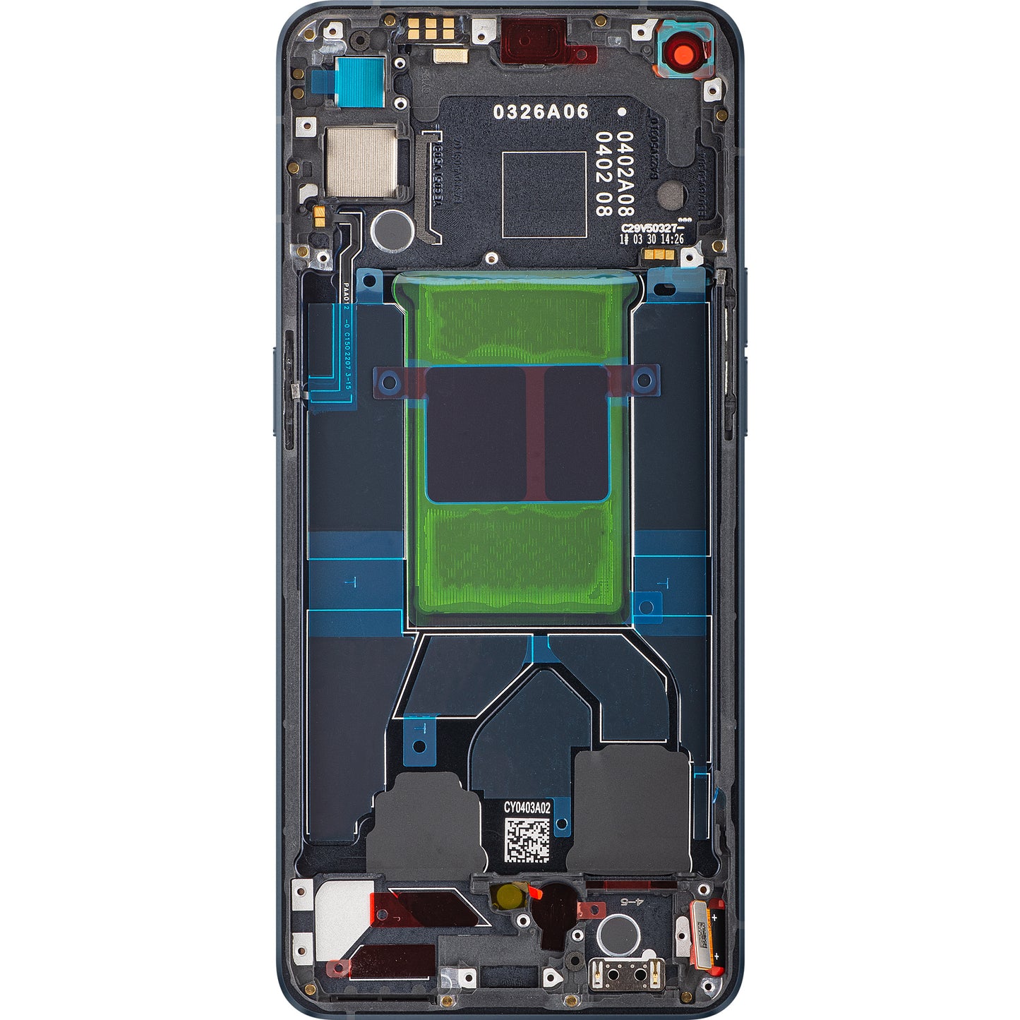 Display sa Touchscreenom Oppo Reno6 5G, sa Ramom, Crni (Stellar Black), Service Pack 4907749