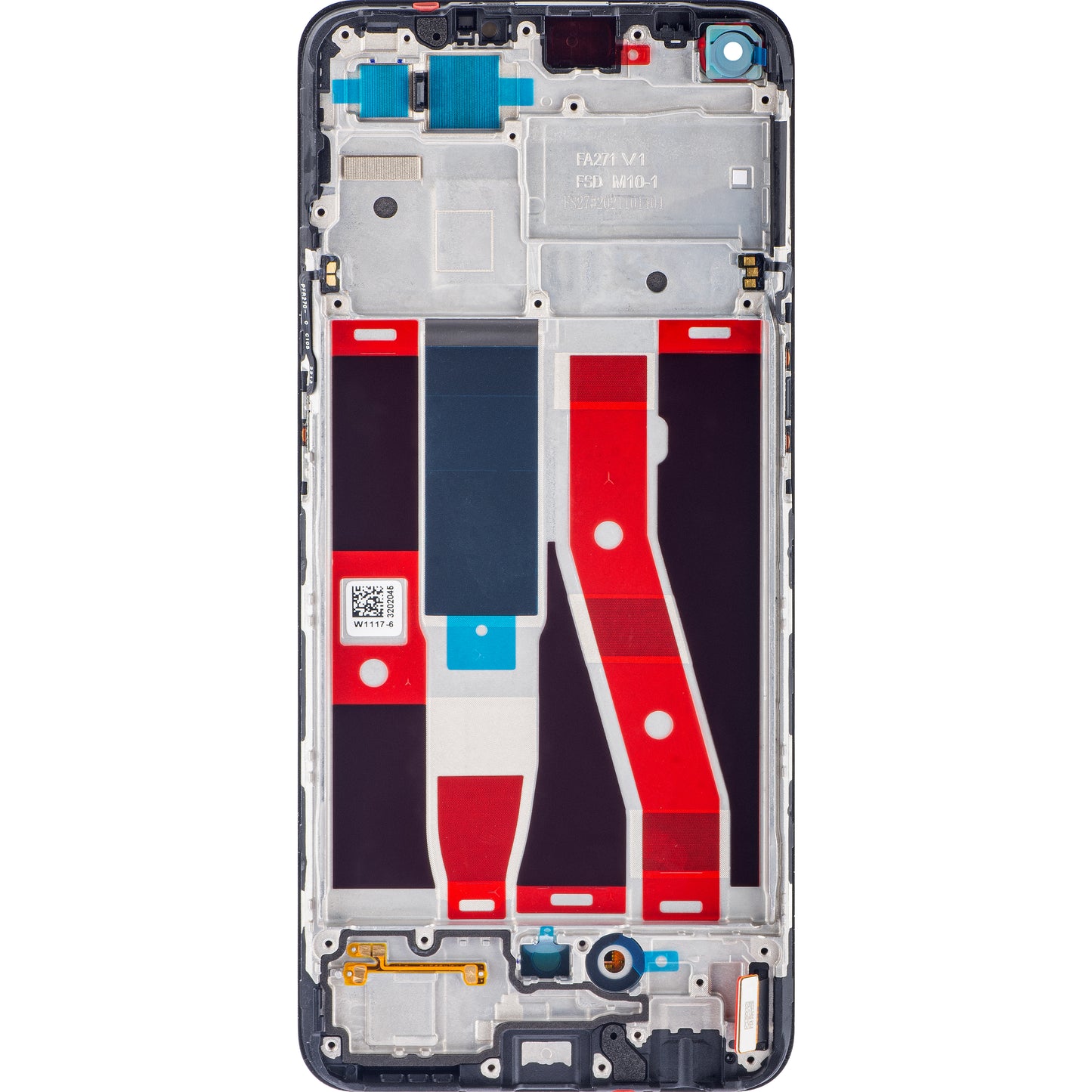 Display sa Touchscreenom Oppo Reno5 F / A94 / F19 Pro / Reno5 Lite, sa Ramom, Crni, Service Pack 4906763