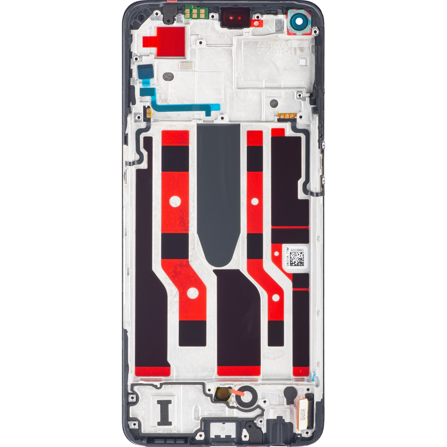 Display sa Touchscreenom Oppo Reno8 Lite / Reno7 Lite / Reno7 Z 5G, sa Ramom, Crni, Service Pack 4130035
