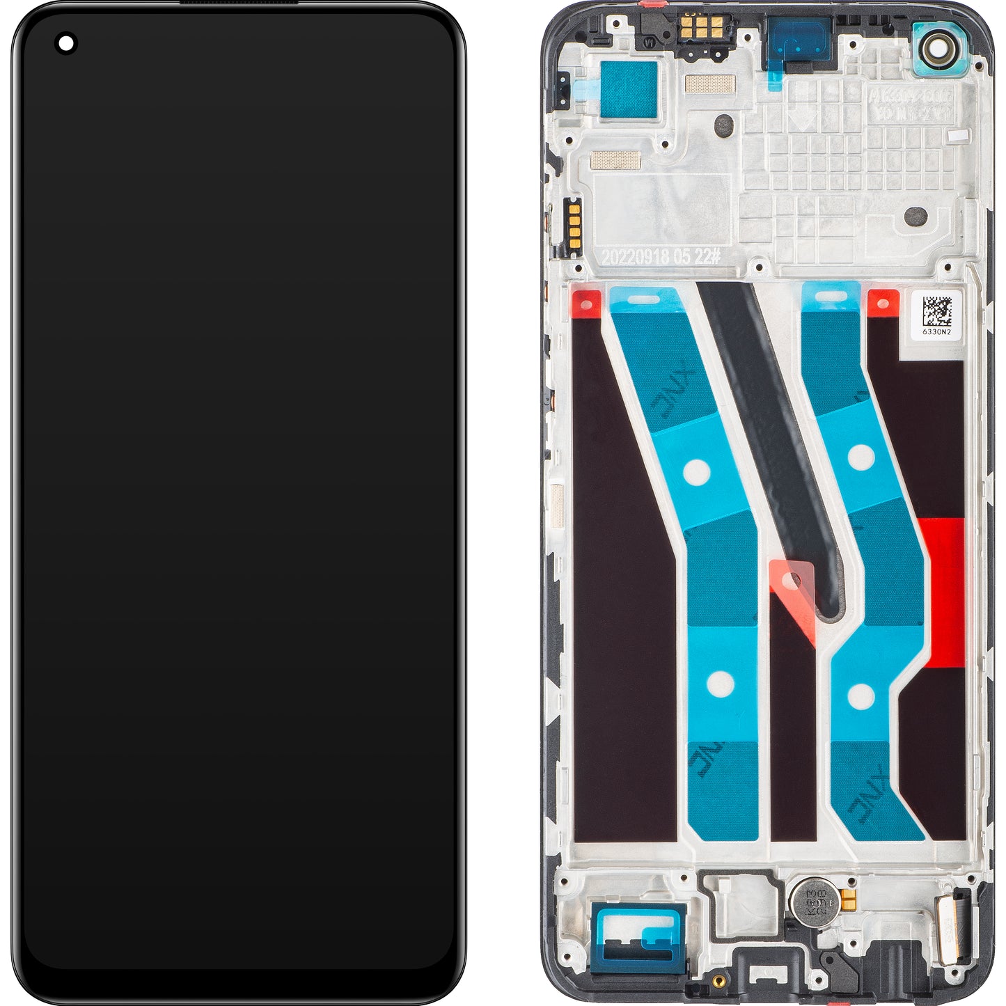 Display sa Touchscreen-om Realme 10, sa Ramom, Crni, Service Pack 4130359