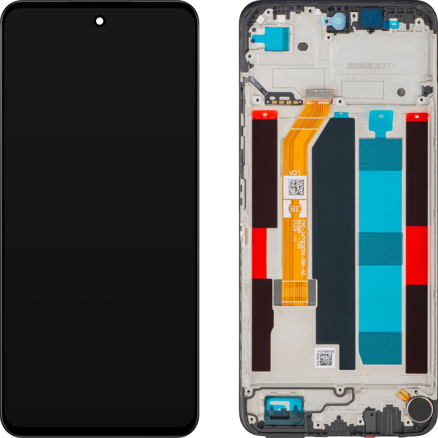 Display sa Touchscreen-om Realme C71, sa Ramom, Crni, Service Pack 621029000577