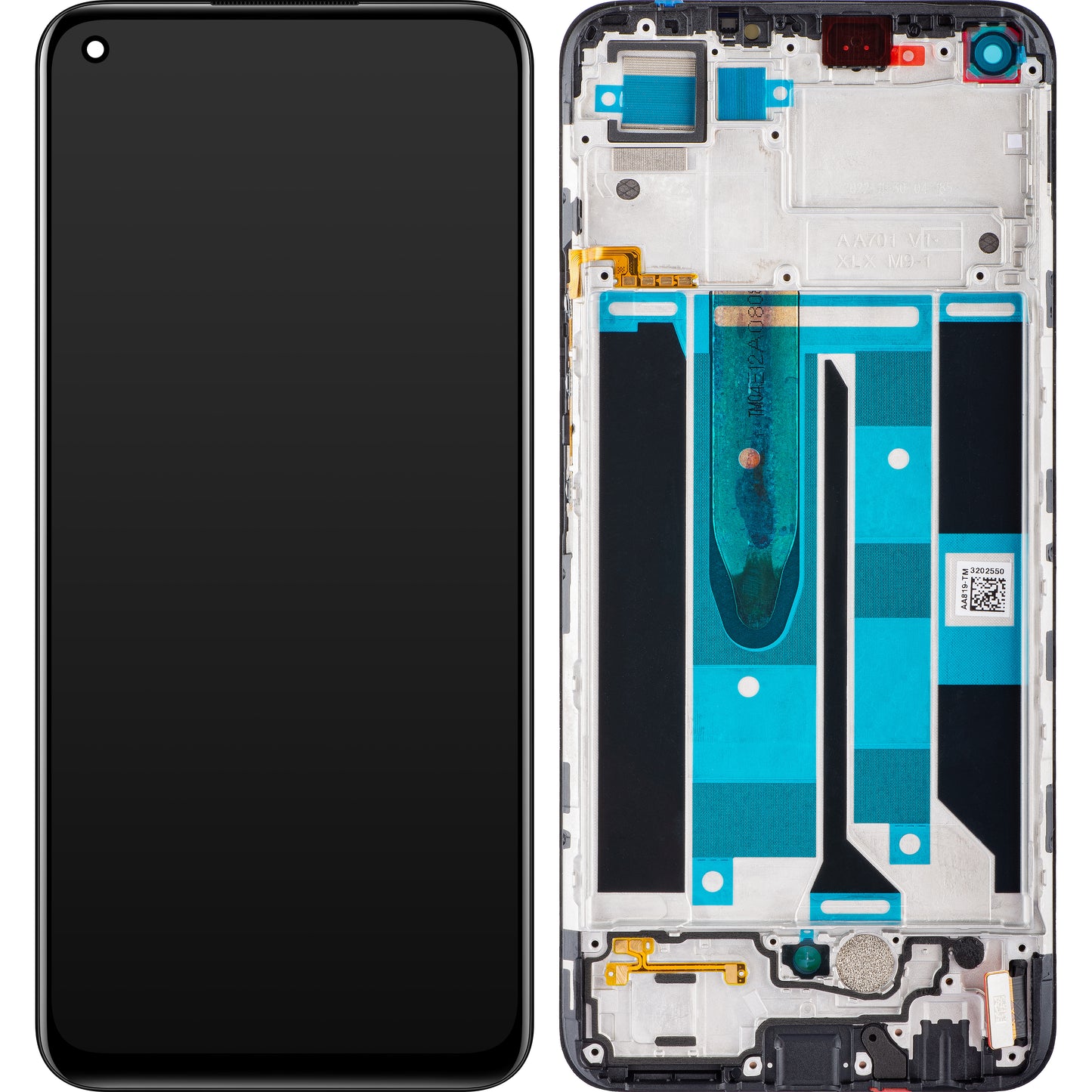 Ekran sa Touchscreen-om Realme 8, sa Ramom, Crni, Swap 4906919