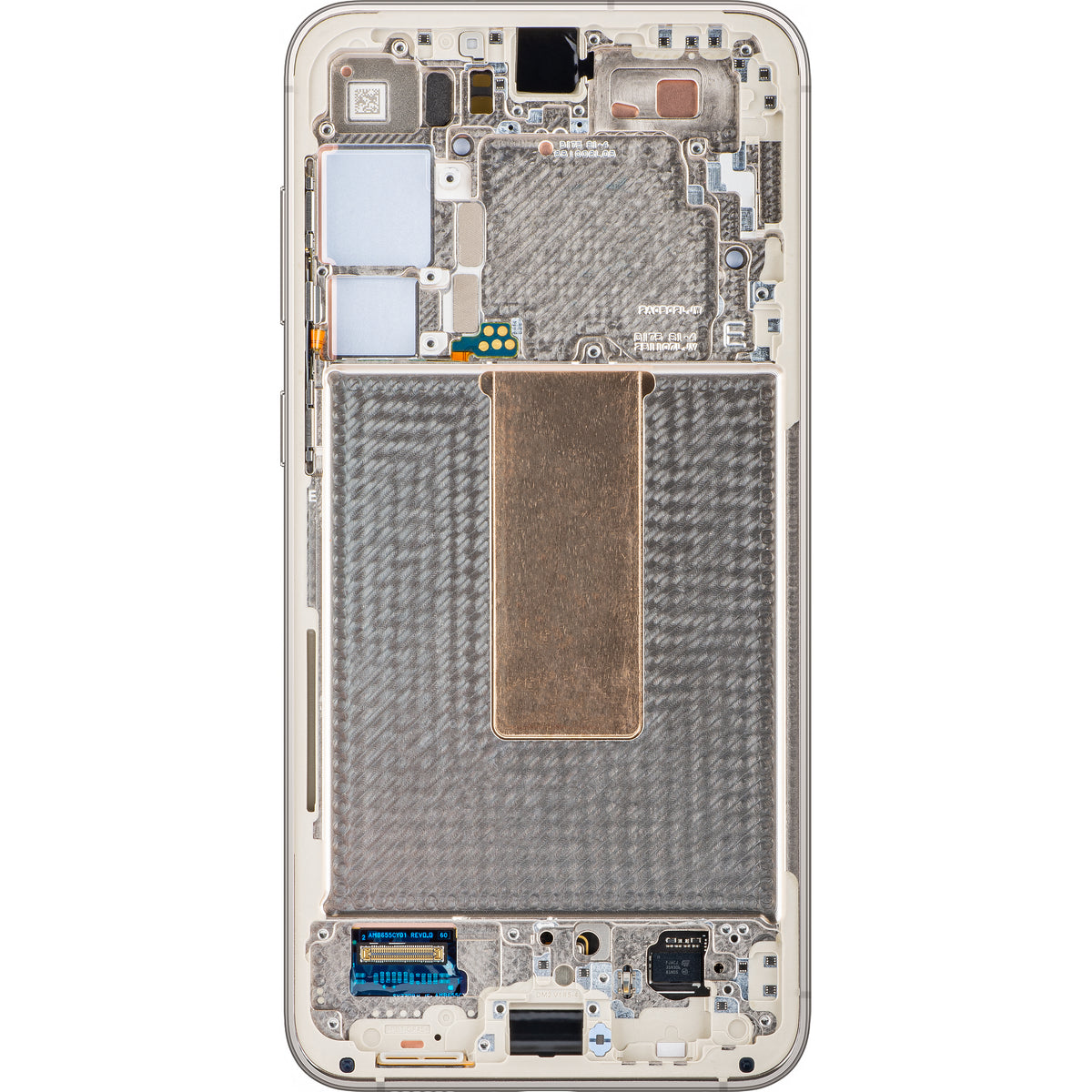 Ekran sa Touchscreen-om Samsung Galaxy S23+ S916, sa Ramom, Bela (Krem), Service Pack GH82-30476B