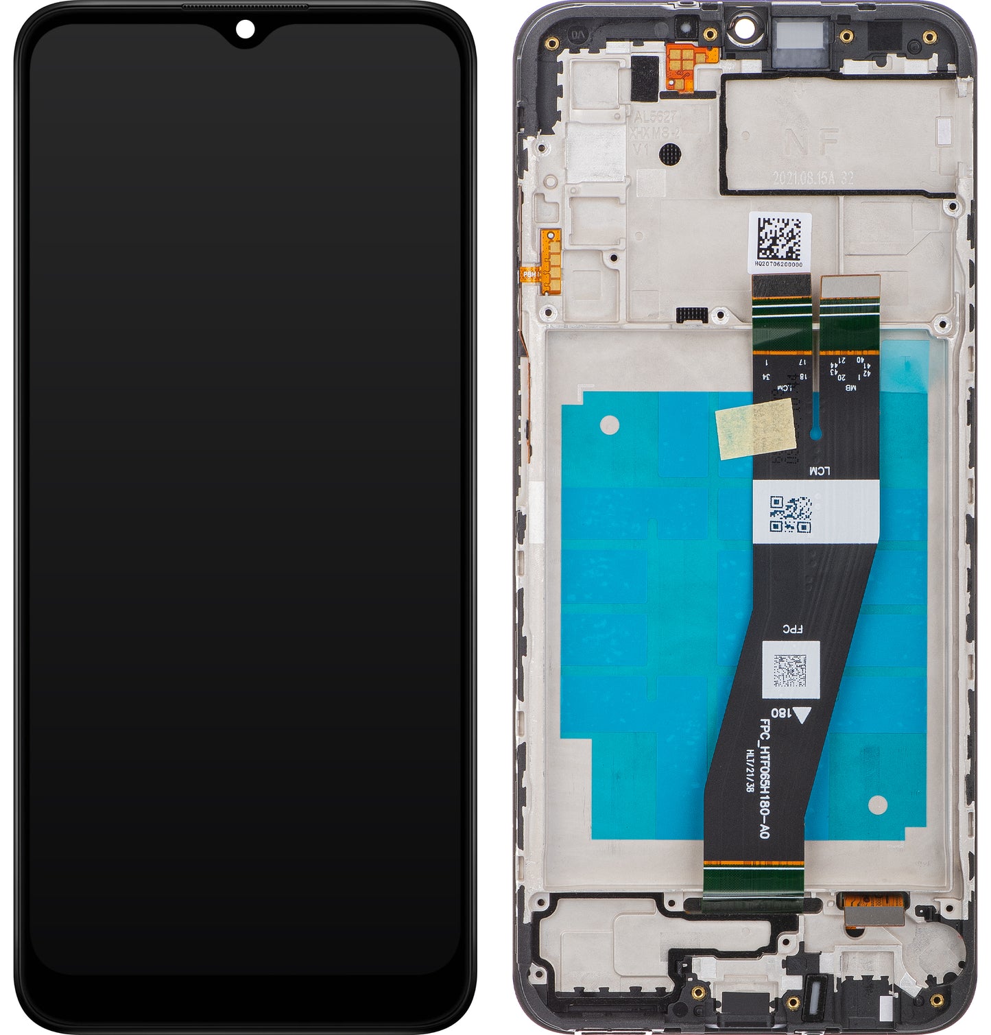 Display sa Touchscreen-om Samsung Galaxy A03s A037, sa Ramom, Verzija G, Crni, Service Pack GH81-21233A