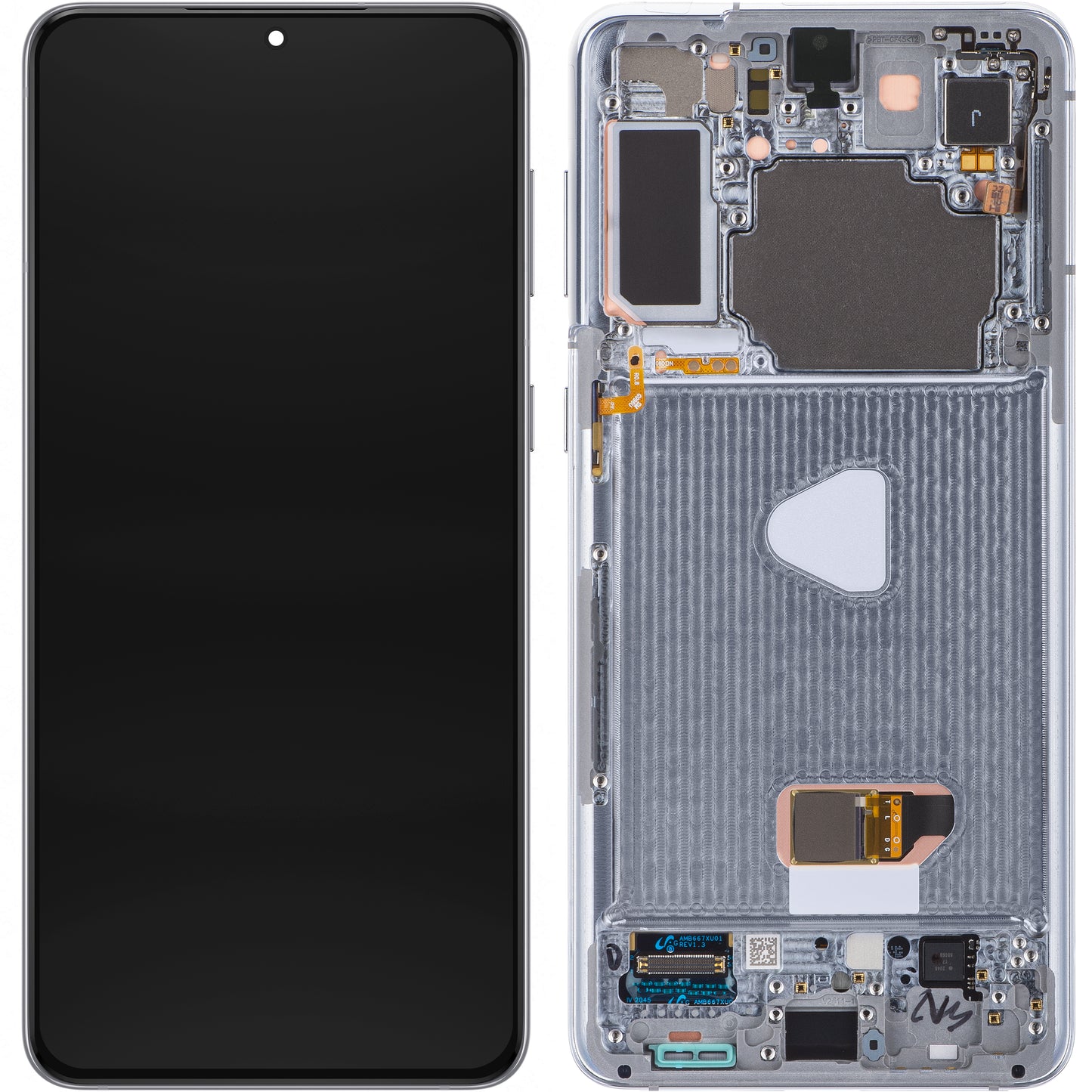 Display sa Touchscreen-om Samsung Galaxy S21+ 5G G996, sa Ramom, Srebrni (Phantom Silver), Service Pack GH82-27268C