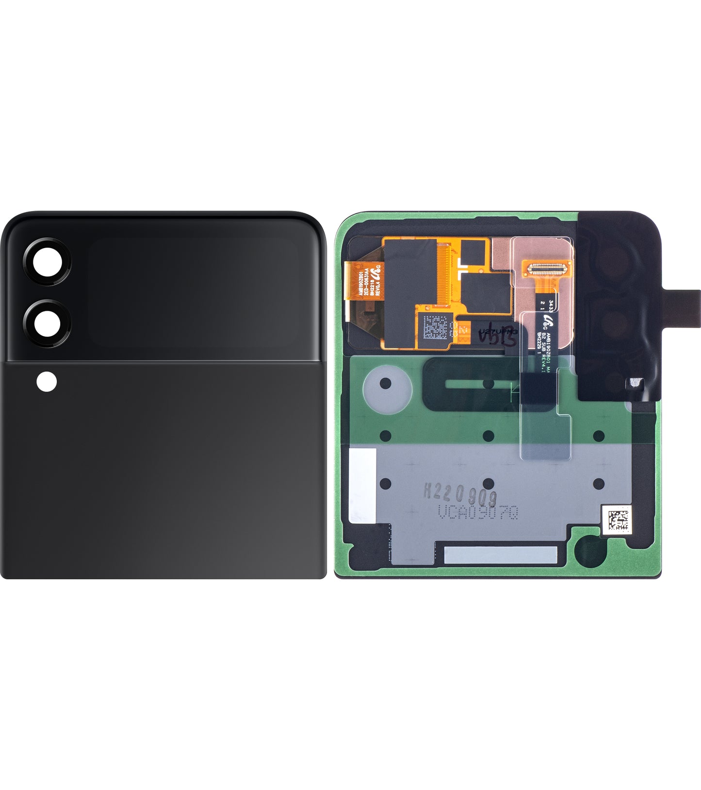 Display sa Touchscreen-om Samsung Galaxy Z Flip3 5G F711, Sub Outer, Crni (Bespoke), Service Pack GH97-27031A