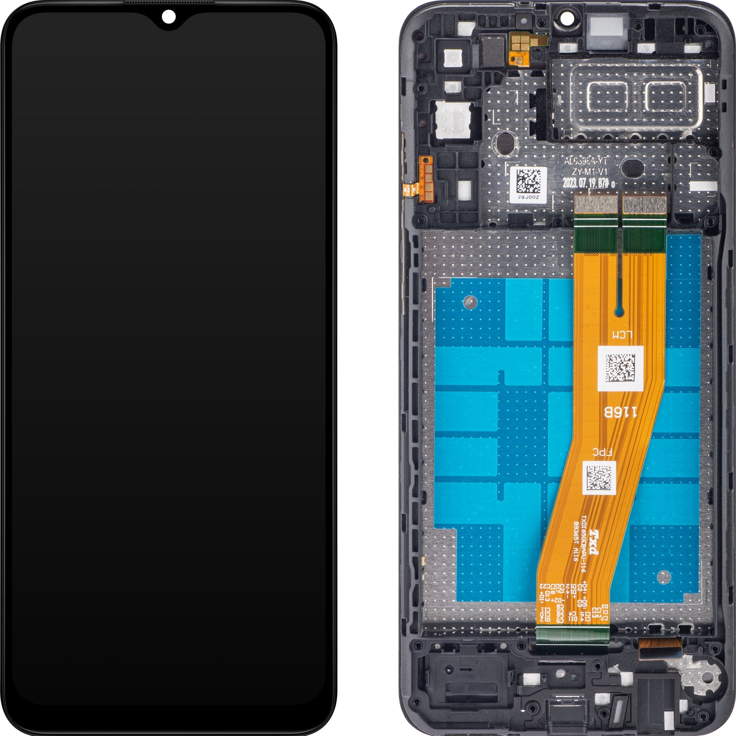 Display sa Touchscreenom Samsung Galaxy A04e A042, sa Ramom, Crni, Service Pack GH81-23088A