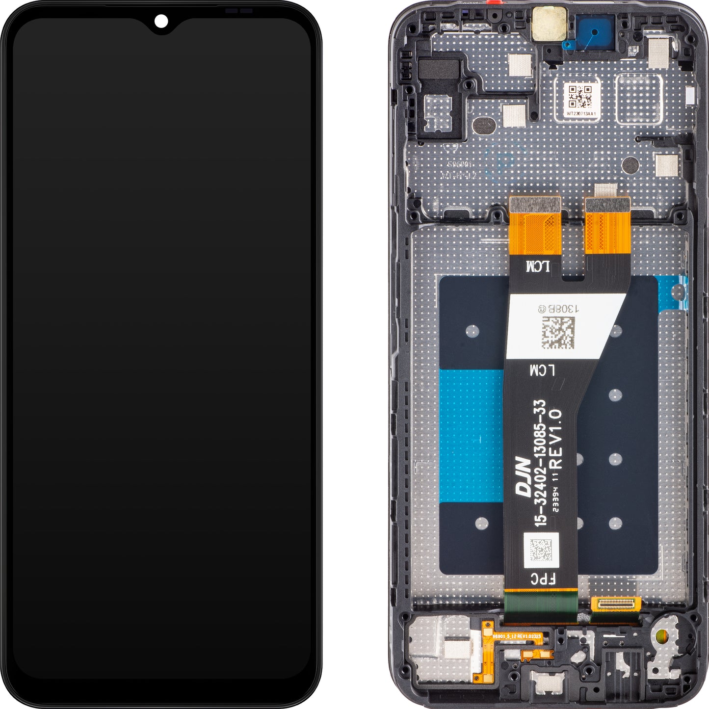 Display sa Touchscreen-om Samsung Galaxy A14 5G A146, sa Ramom, Evropska Verzija, Crni, Service Pack GH81-23315A