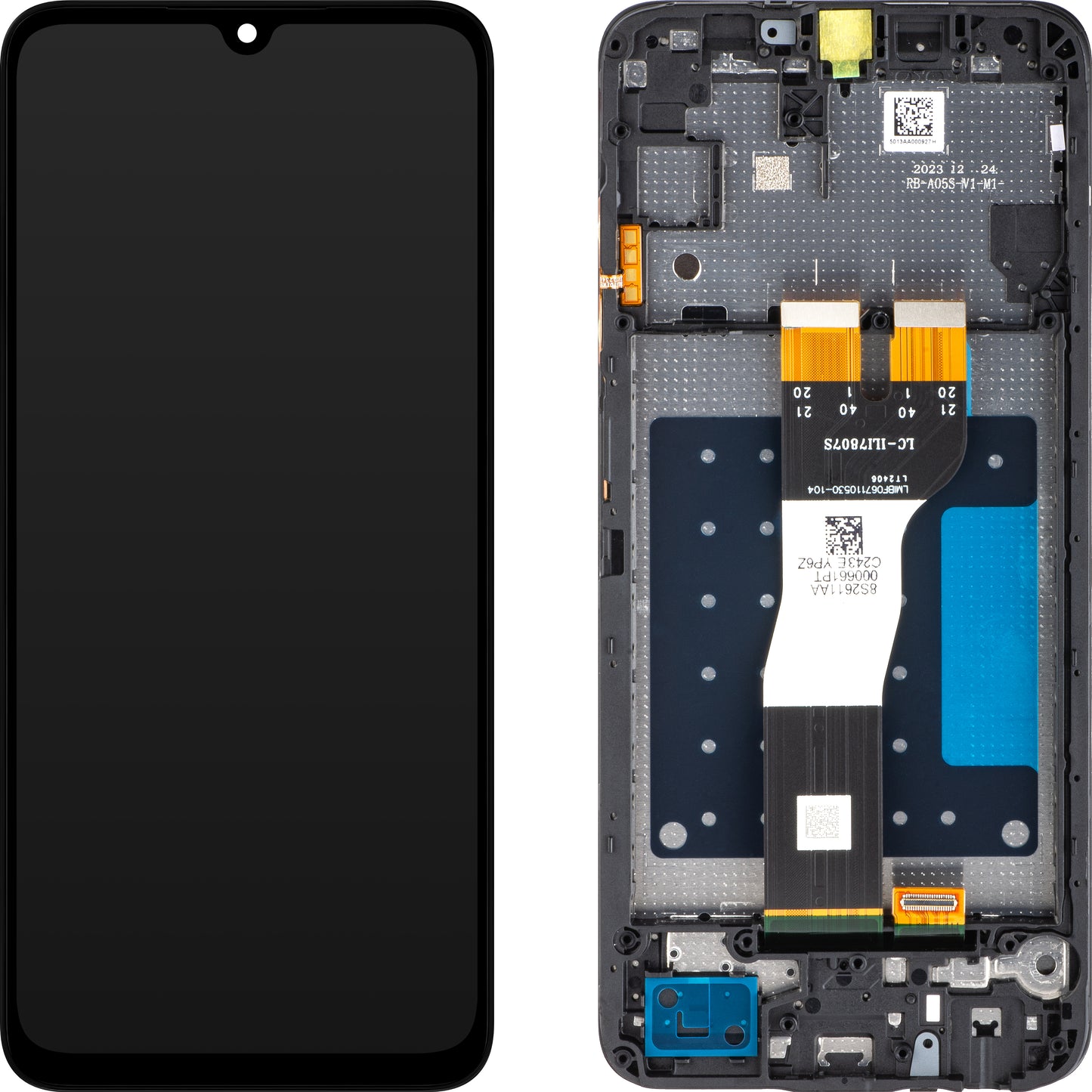Display sa Touchscreen-om Samsung Galaxy A05s A057, sa Ramom, Crni, Service Pack GH81-24364A