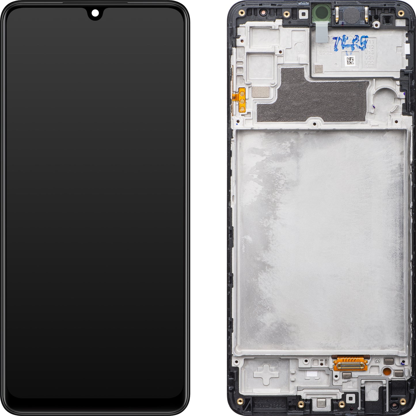 Display sa Touchscreen-om Samsung Galaxy M22 M225, sa Ramom, Crni, Service Pack GH82-26153A