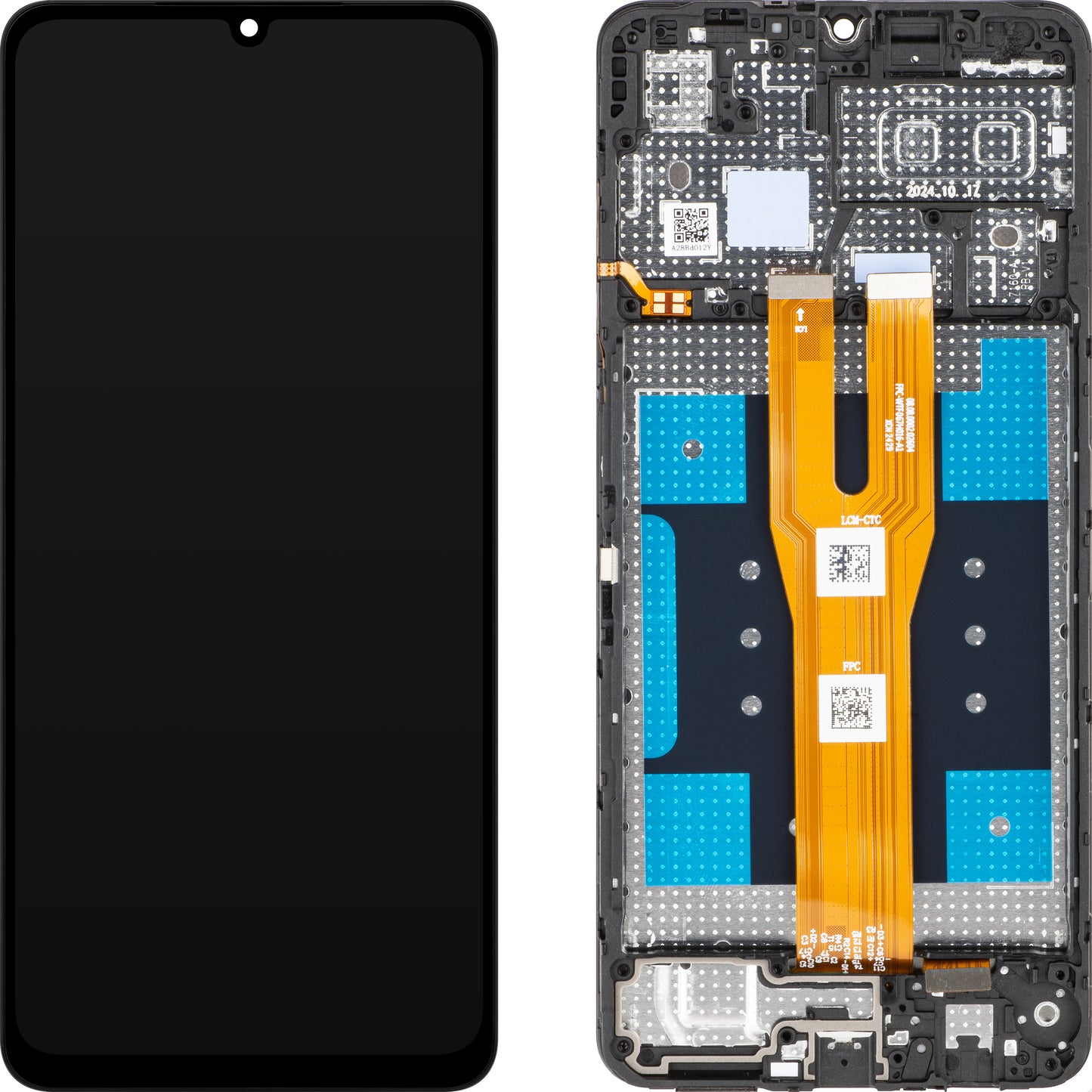 Display sa Touchscreenom Samsung Galaxy A06 A065, sa Ramom, Crni, Service Pack GH81-26440A