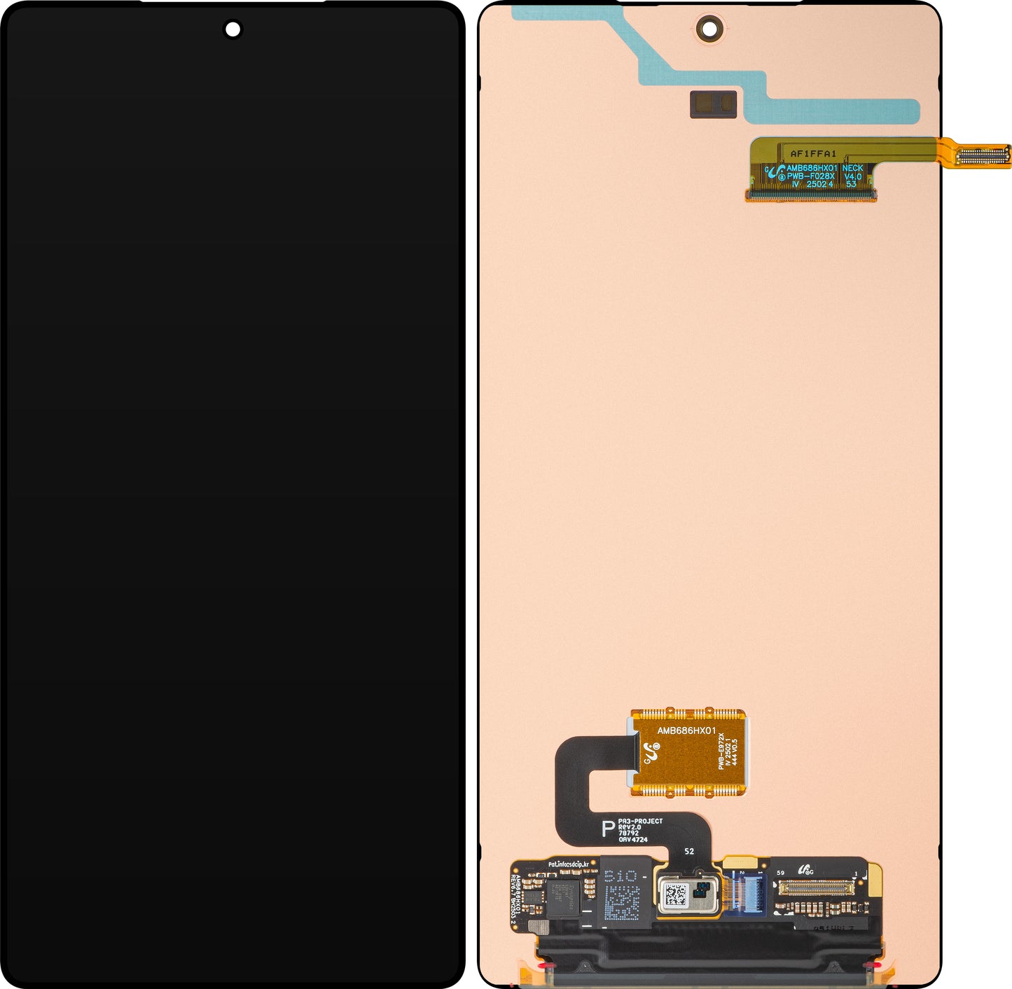 Display sa Touchscreen-om Samsung Galaxy S25 Ultra S938, Service Pack GH82-36588A