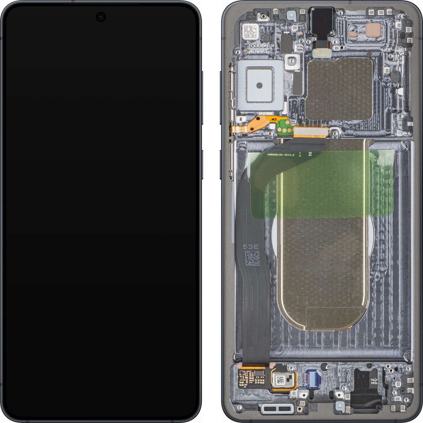 Display sa Touchscreen-om Samsung Galaxy S25 Edge S937, sa Ramom, Crni (Titanium Jetblack), Service Pack GH82-37224C