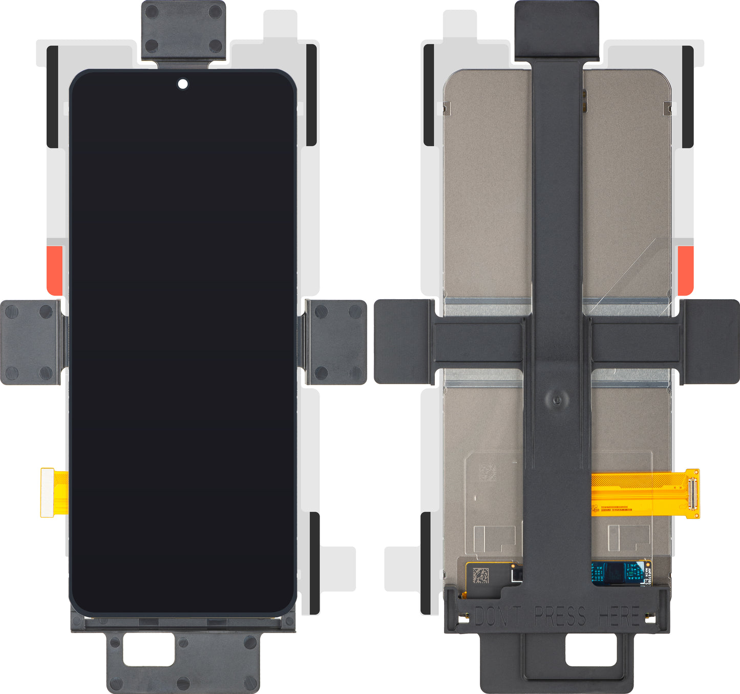 Ekran sa Touchscreen-om Samsung Galaxy Z Flip5 F731, Sub Inner, Service Pack GH82-32951A