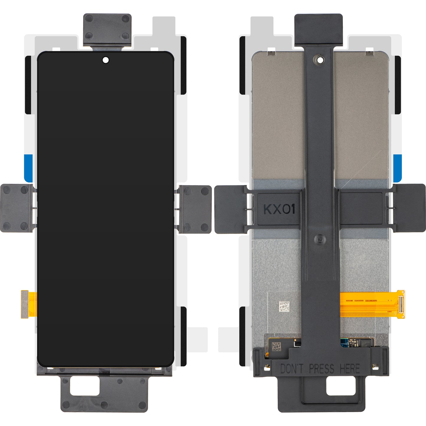 Display sa ekranom osetljivim na dodir Samsung Galaxy Z Flip8 F776 / Z Flip7 F766, Sub Inner, Service Pack GH82-37578A