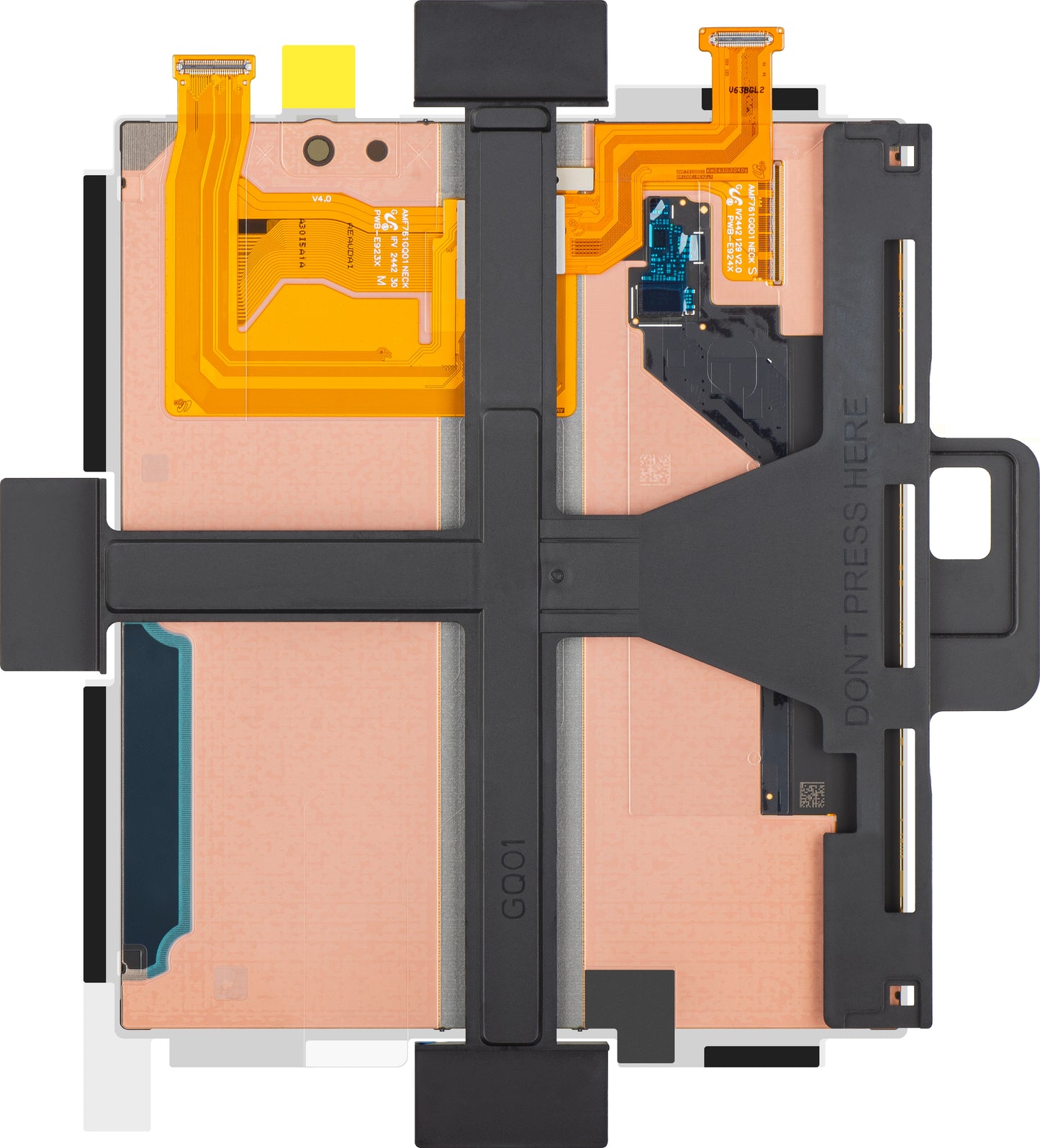 Ekran sa Touchscreen-om Samsung Galaxy Z Fold6 F956, Sub Inner, Service Pack GH82-35046A