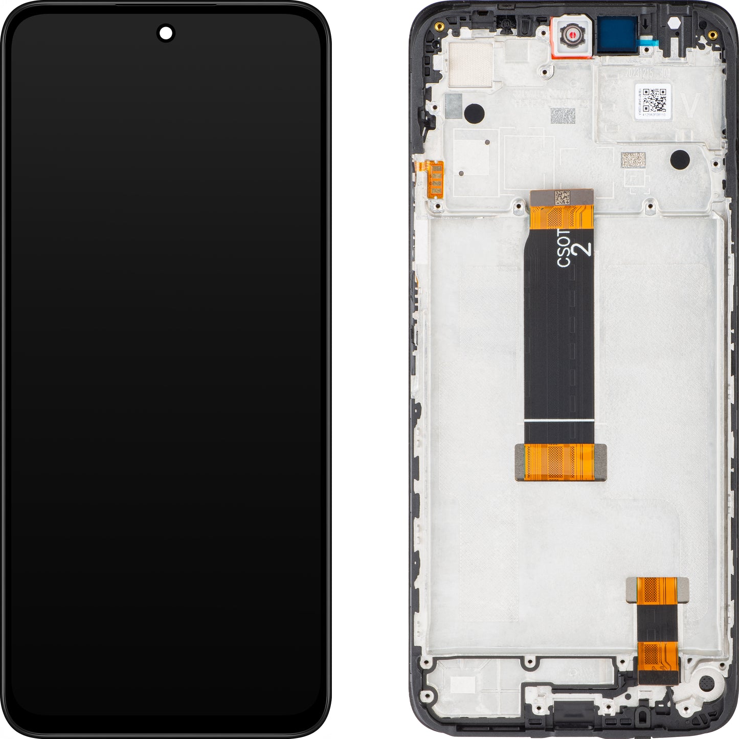 Display sa Touchscreenom Xiaomi Redmi 12, sa Ramom, Crni, Service Pack 560002M19A00