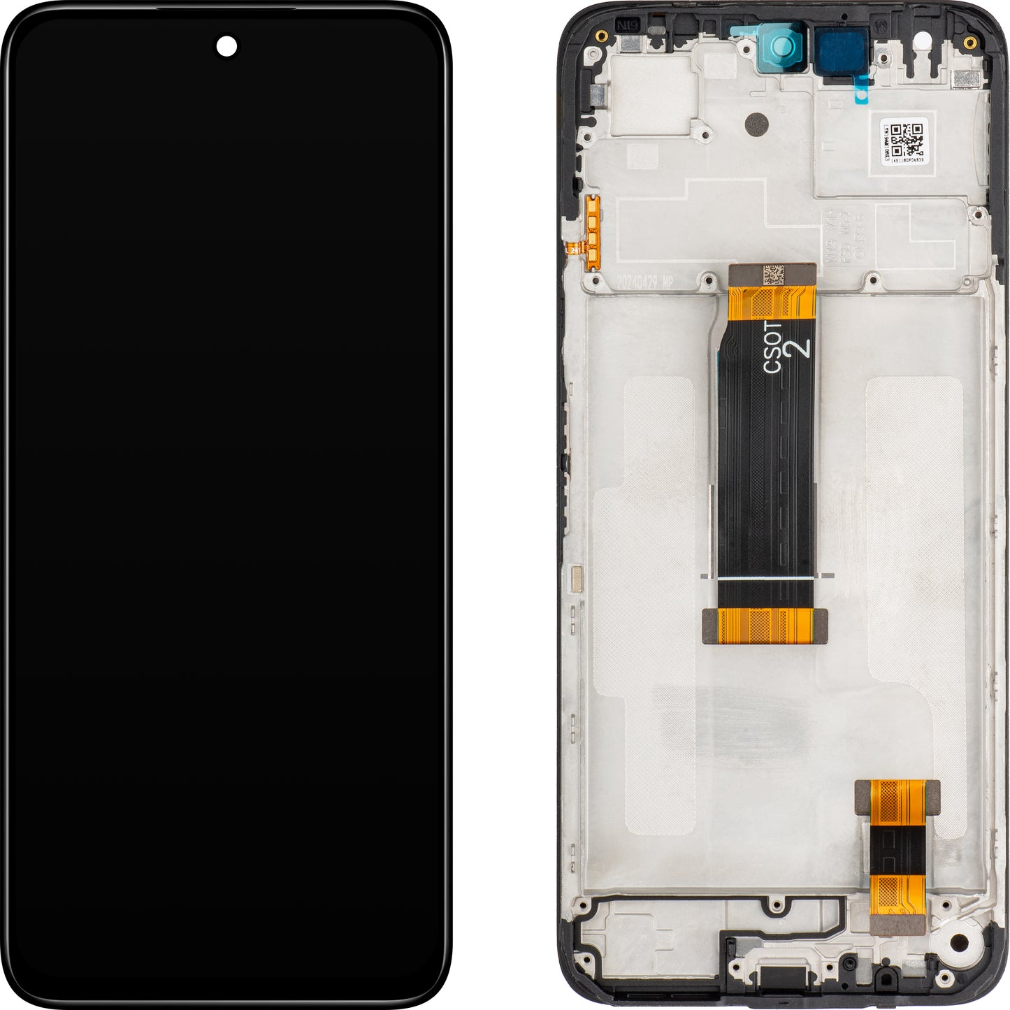 Display sa Touchscreenom Xiaomi Redmi 13 5G / 13 / Poco M6 / M6 4G, sa Ramom, Crni, Service Pack 560001N19A00