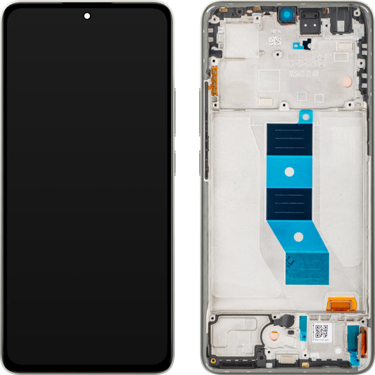 Display sa Touchscreen-om Xiaomi Poco M7 Pro 5G, sa Ramom, Sivi (Lunar Dust), Service Pack 5600070O17P00