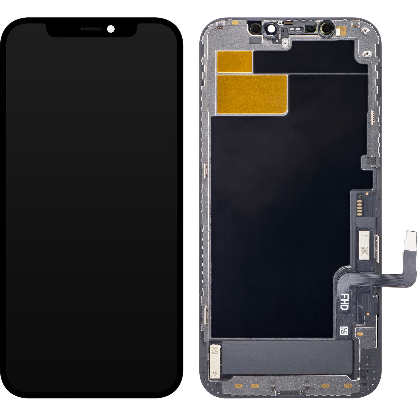 Display sa Touchscreenom ZY za Apple iPhone 12 / 12 Pro, sa Ramom, LCD In-Cell IC Movable verzija, Crni