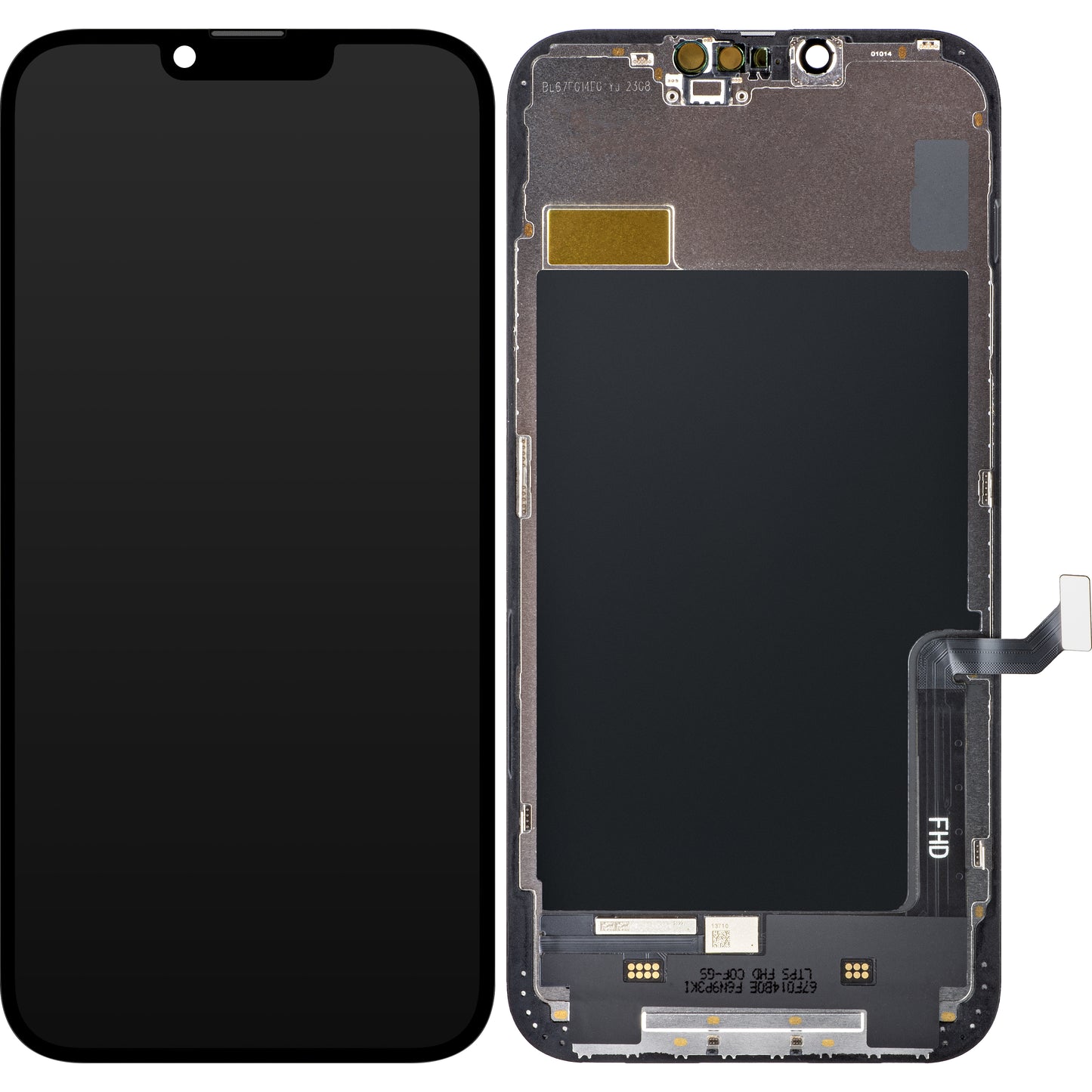 Display sa Touchscreenom ZY za Apple iPhone 14 Plus, sa Ramom, LCD In-Cell IC Movable verzija, Crni