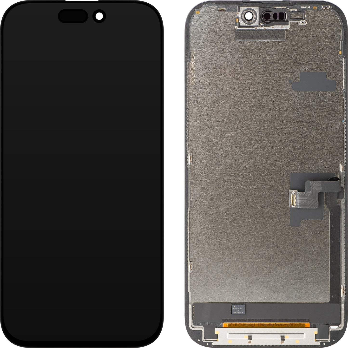 Display sa Touchscreenom ZY za Apple iPhone 16 Pro, sa Ramom, LCD In-Cell IC Movable verzija, Crni