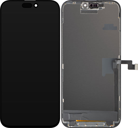 Ekran sa dodirnim ekranom ZY za Apple iPhone 16 Pro Max, sa ramom, LCD In-Cell IC Movable verzija, Crni