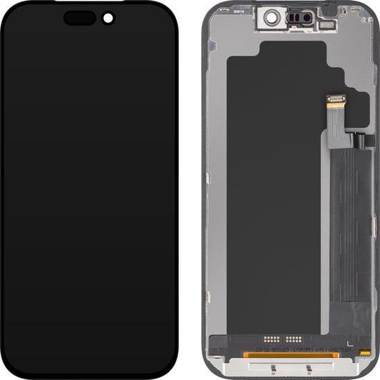 Display sa Touchscreenom ZY za Apple iPhone 17 Pro, sa Ramom, LCD In-Cell IC Movable verzija, Crni