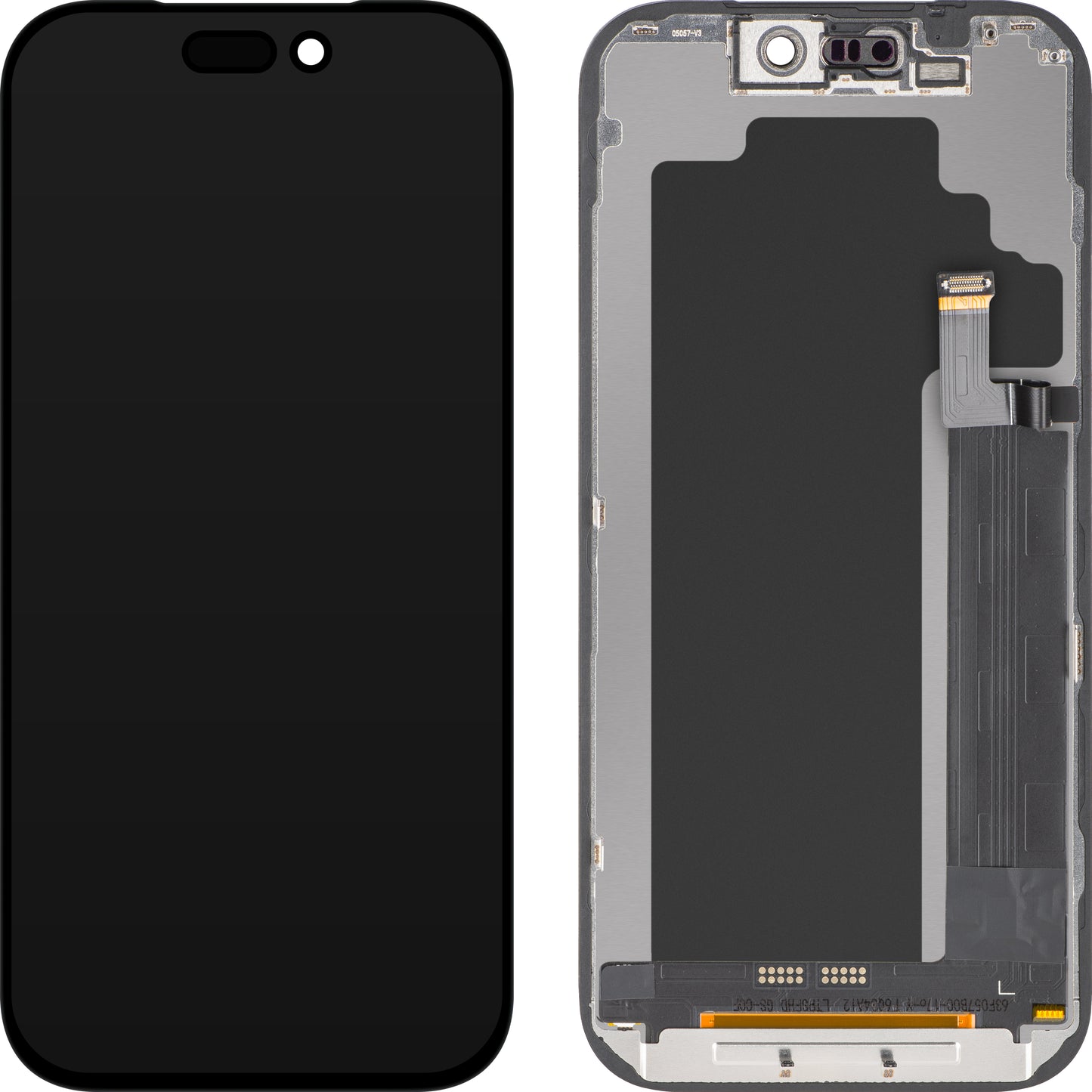 Display sa Touchscreenom ZY za Apple iPhone 17 Pro, sa Ramom, LCD In-Cell IC Movable verzija, Crni