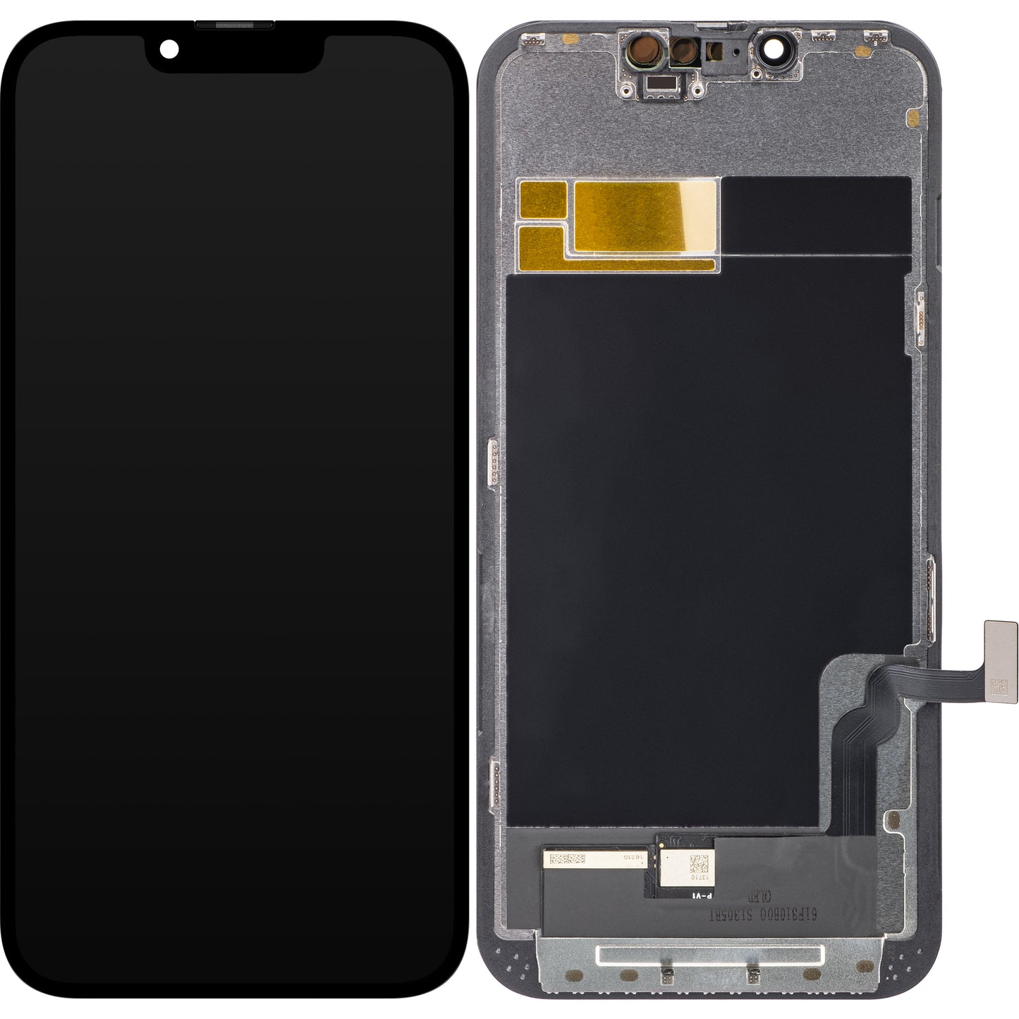 Display sa Touchscreenom ZY za Apple iPhone 13, sa Ramom, OLED IC Movable verzija, Crni
