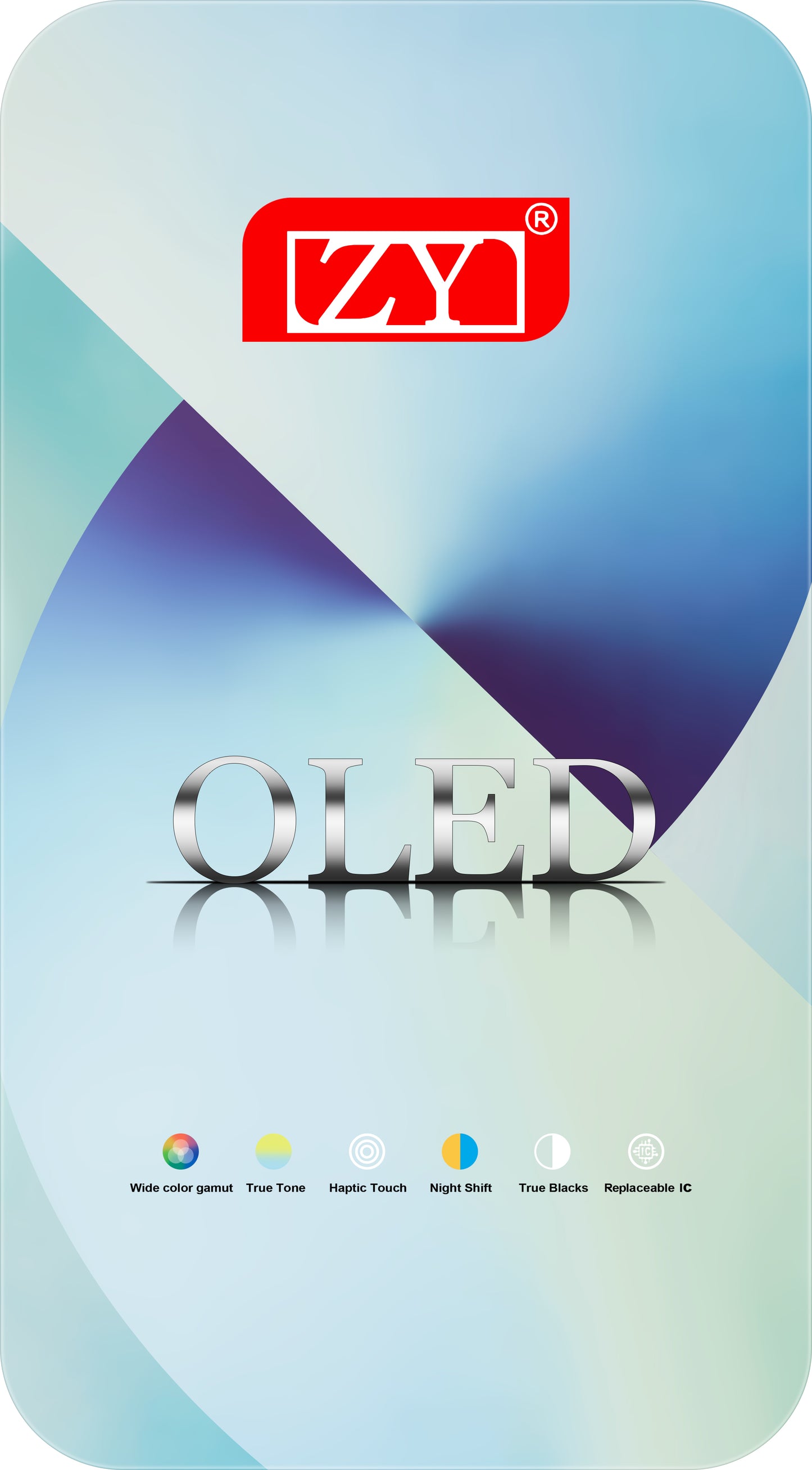 Display sa Touchscreenom ZY za Apple iPhone 13, sa Ramom, OLED IC Movable verzija, Crni