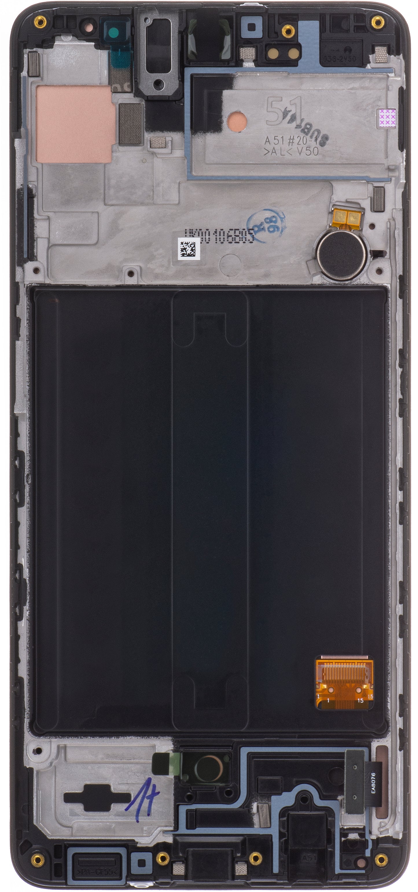 Display sa Touchscreen-om Samsung Galaxy A51 A515, sa Ramom, Crni, Service Pack GH82-21669A