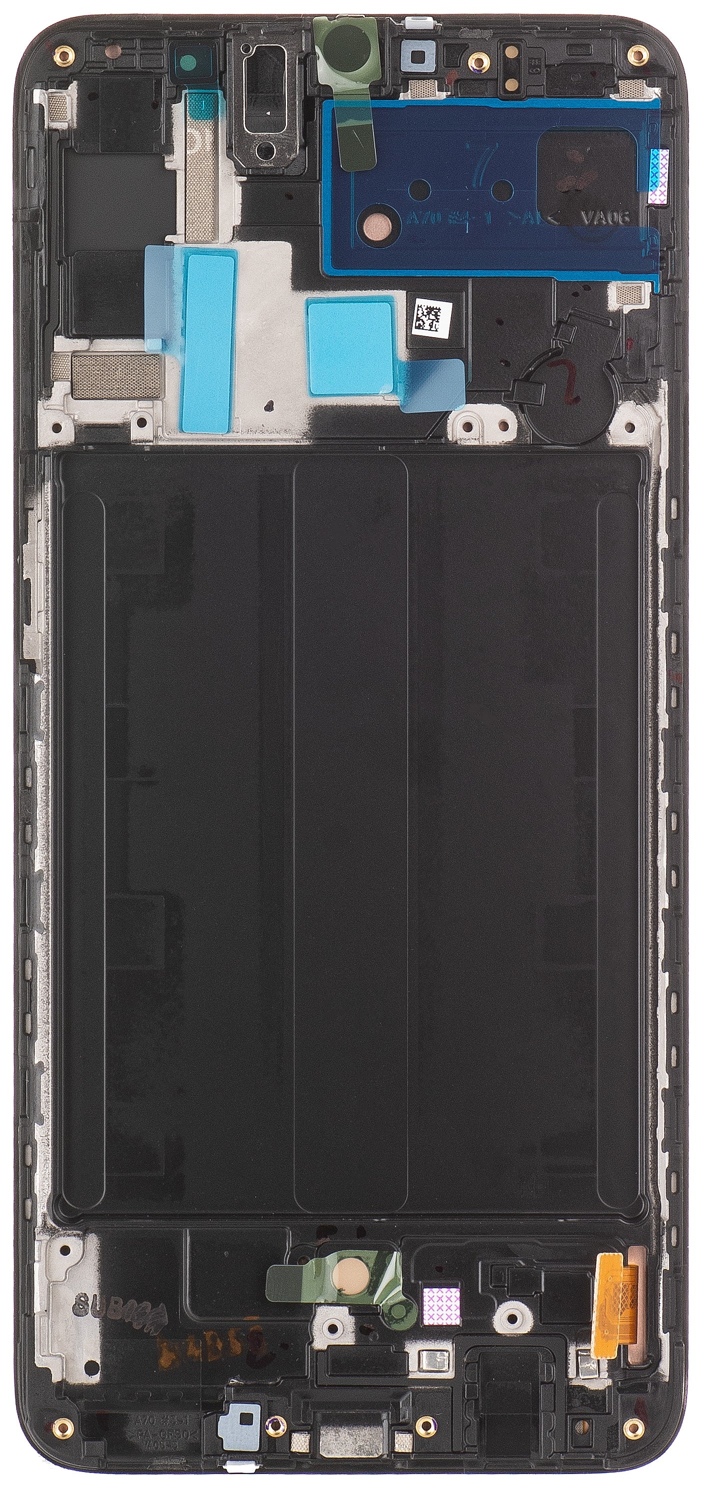 Display sa Touchscreen-om Samsung Galaxy A70 A705, sa Ramom, Crni, Service Pack GH82-19747A