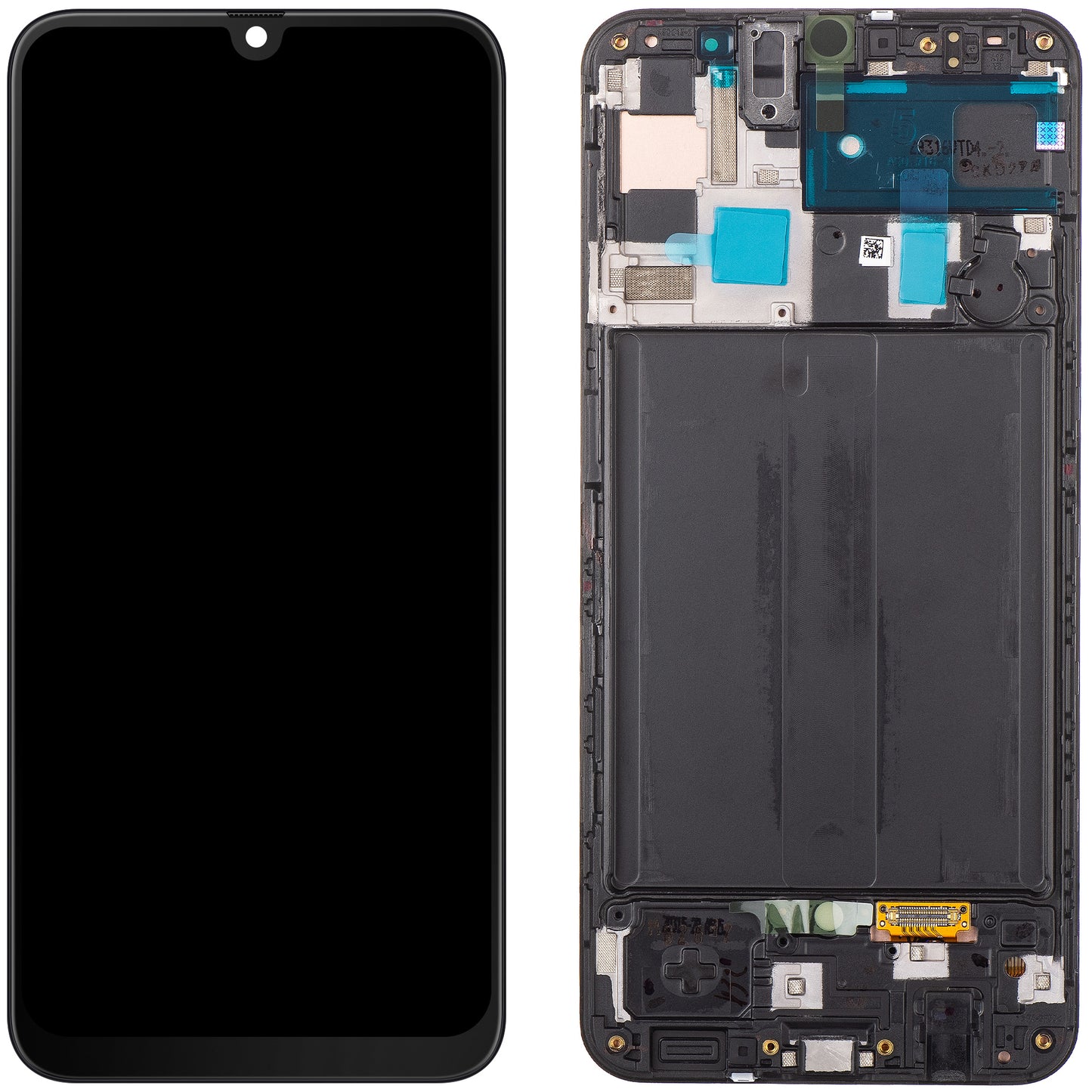 Display sa Touchscreen-om Samsung Galaxy A50 A505, sa Ramom, Crni, Service Pack GH82-19204A