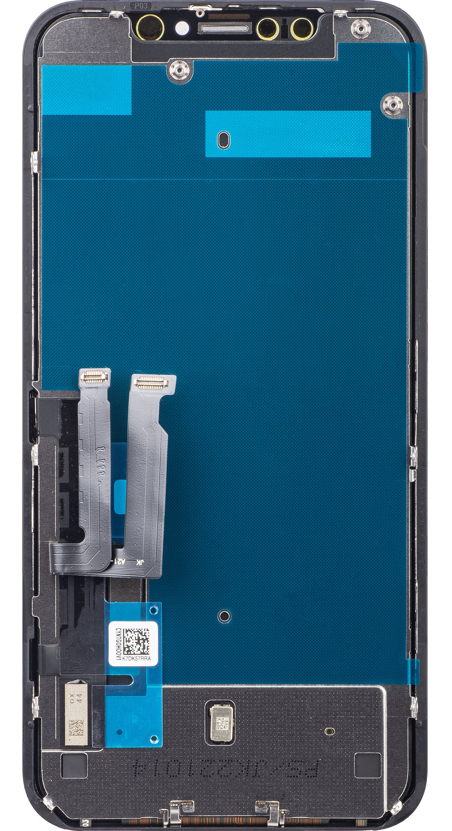 Display sa Touchscreenom JK za Apple iPhone XR, sa Ramom, LCD In-Cell Verzija, Crni